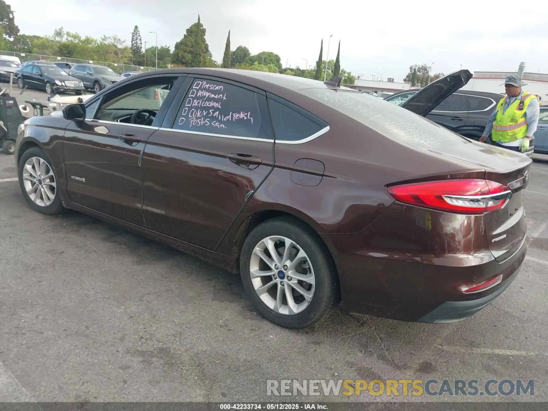 3 Photograph of a damaged car 3FA6P0LU5KR175048 FORD FUSION HYBRID 2019