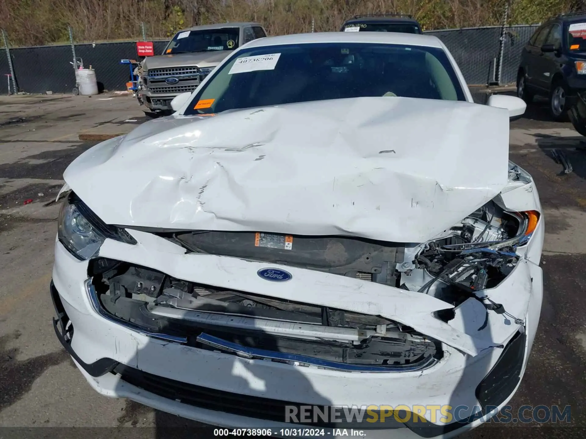 6 Photograph of a damaged car 3FA6P0LU5KR207173 FORD FUSION HYBRID 2019