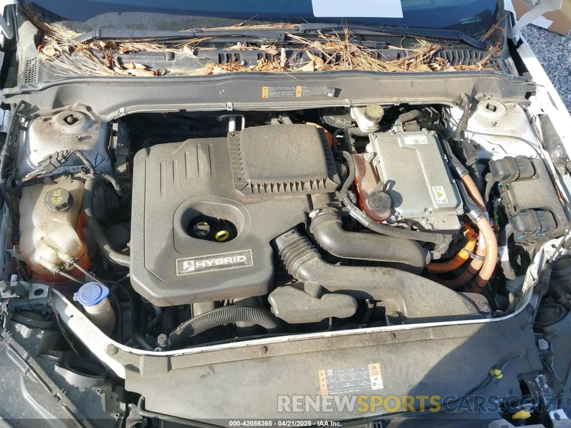 10 Photograph of a damaged car 3FA6P0LU6KR152166 FORD FUSION HYBRID 2019