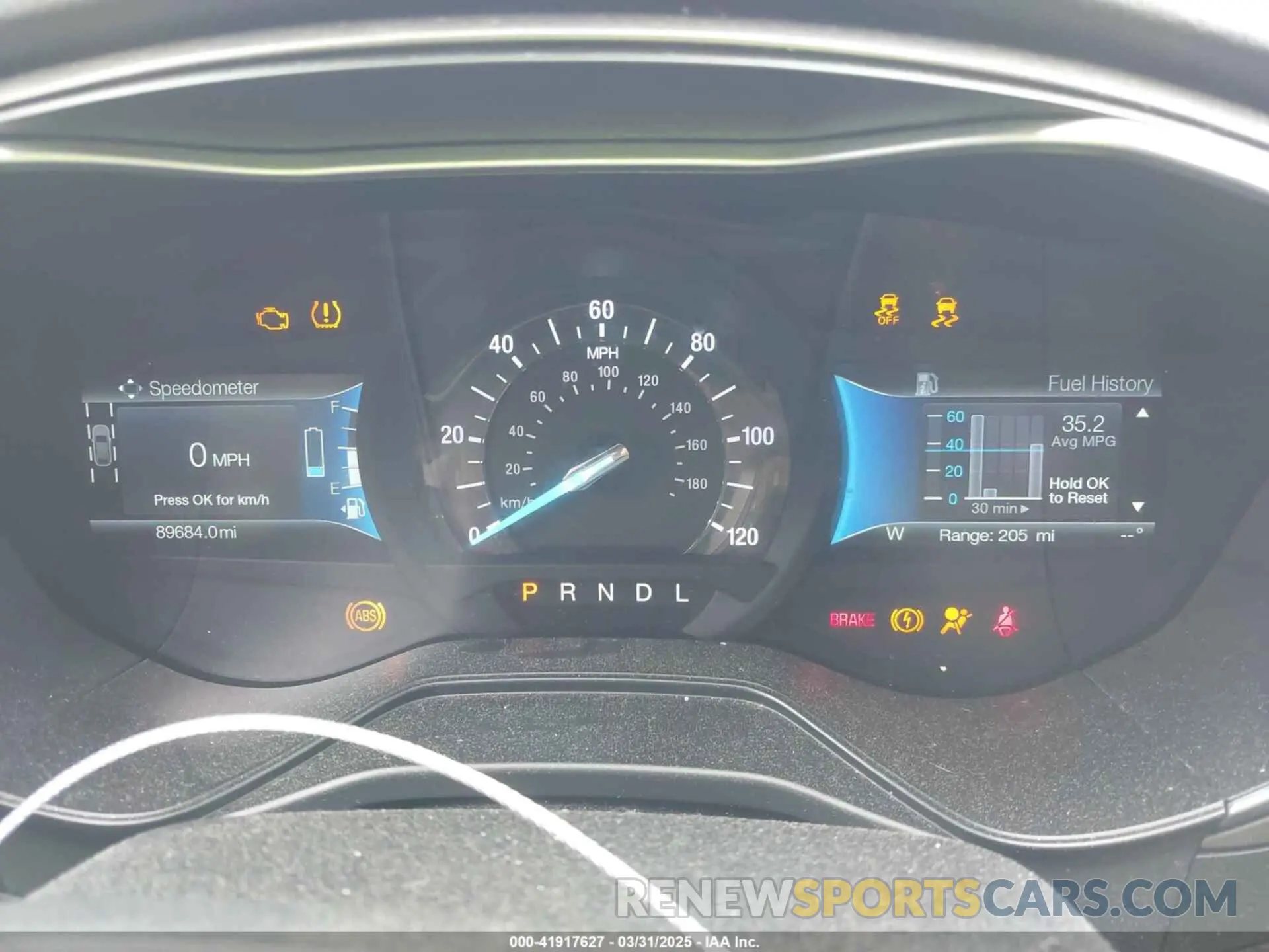 7 Photograph of a damaged car 3FA6P0LU8KR106192 FORD FUSION HYBRID 2019