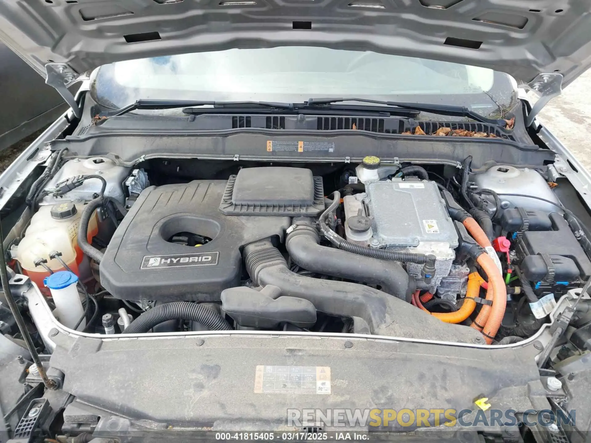 10 Photograph of a damaged car 3FA6P0LU8KR235274 FORD FUSION HYBRID 2019