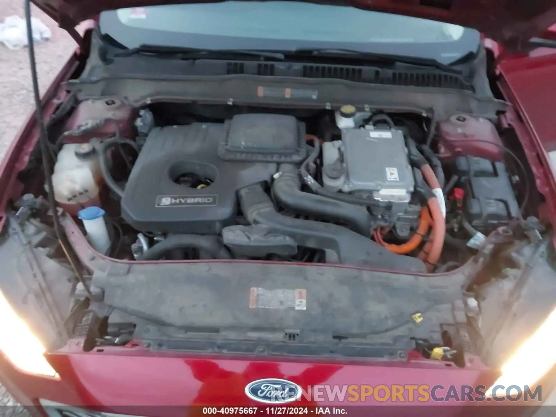 10 Фотография поврежденного автомобиля 3FA6P0LU9KR210870 FORD FUSION HYBRID 2019