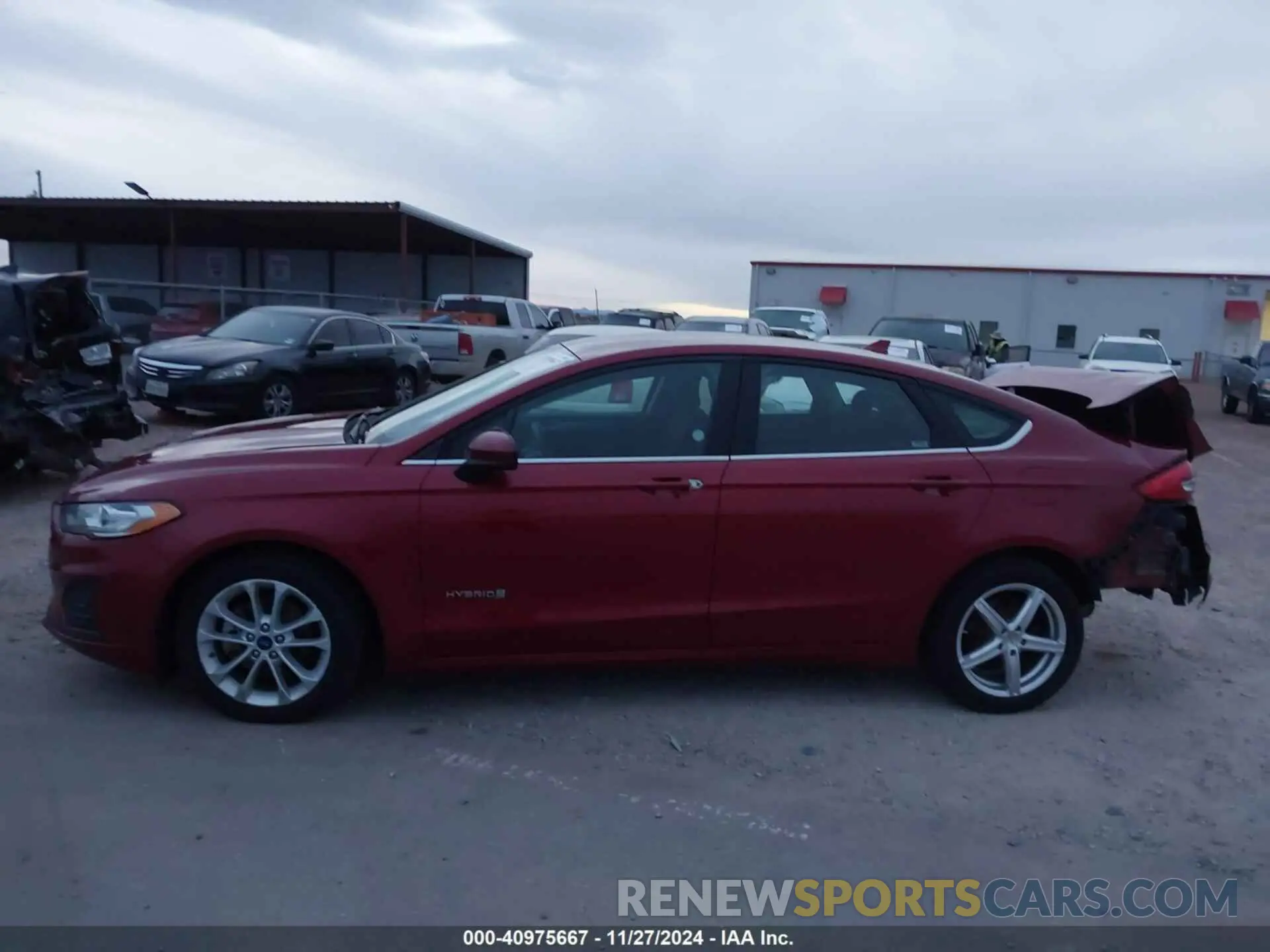 14 Фотография поврежденного автомобиля 3FA6P0LU9KR210870 FORD FUSION HYBRID 2019