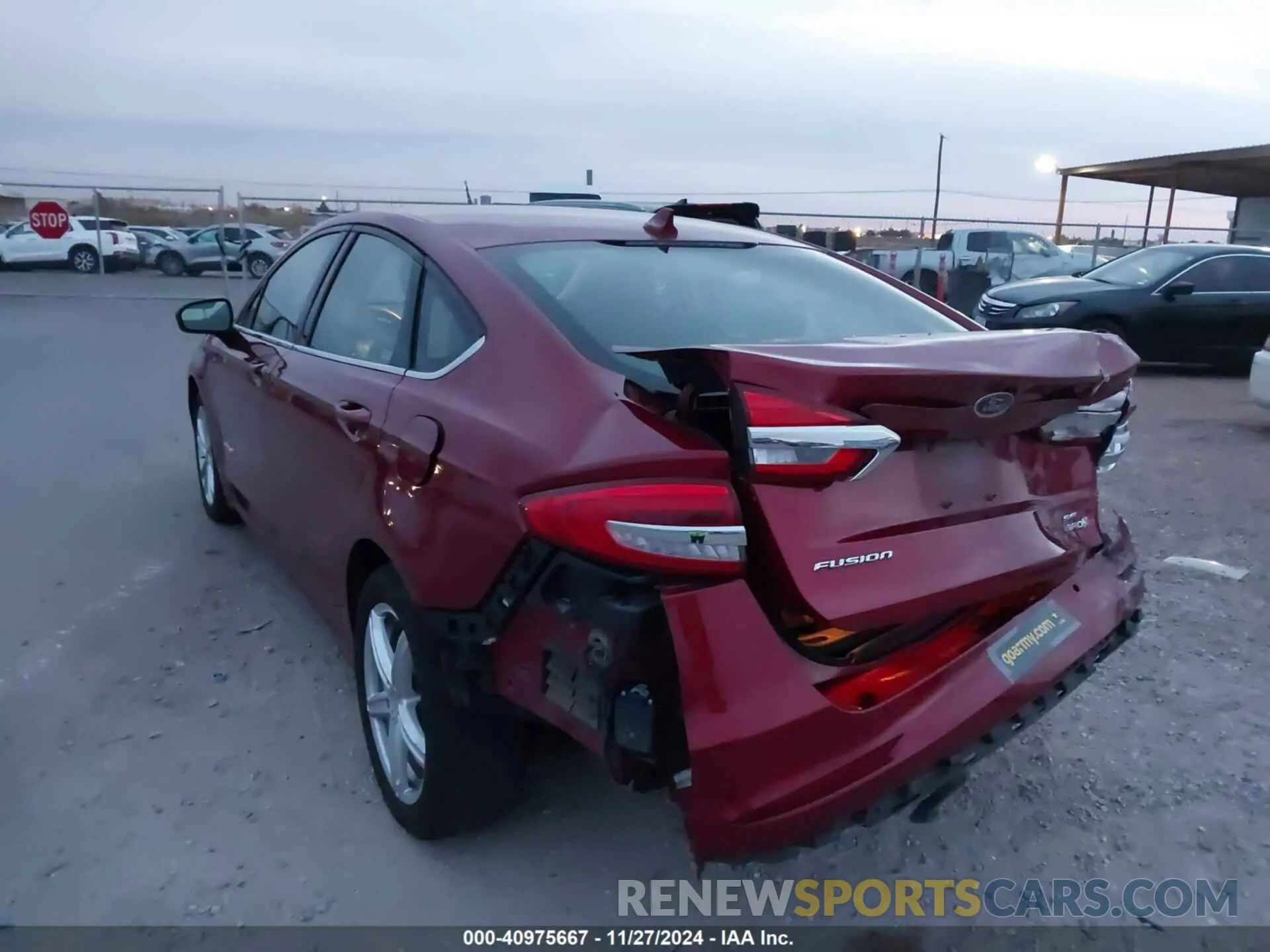 6 Фотография поврежденного автомобиля 3FA6P0LU9KR210870 FORD FUSION HYBRID 2019
