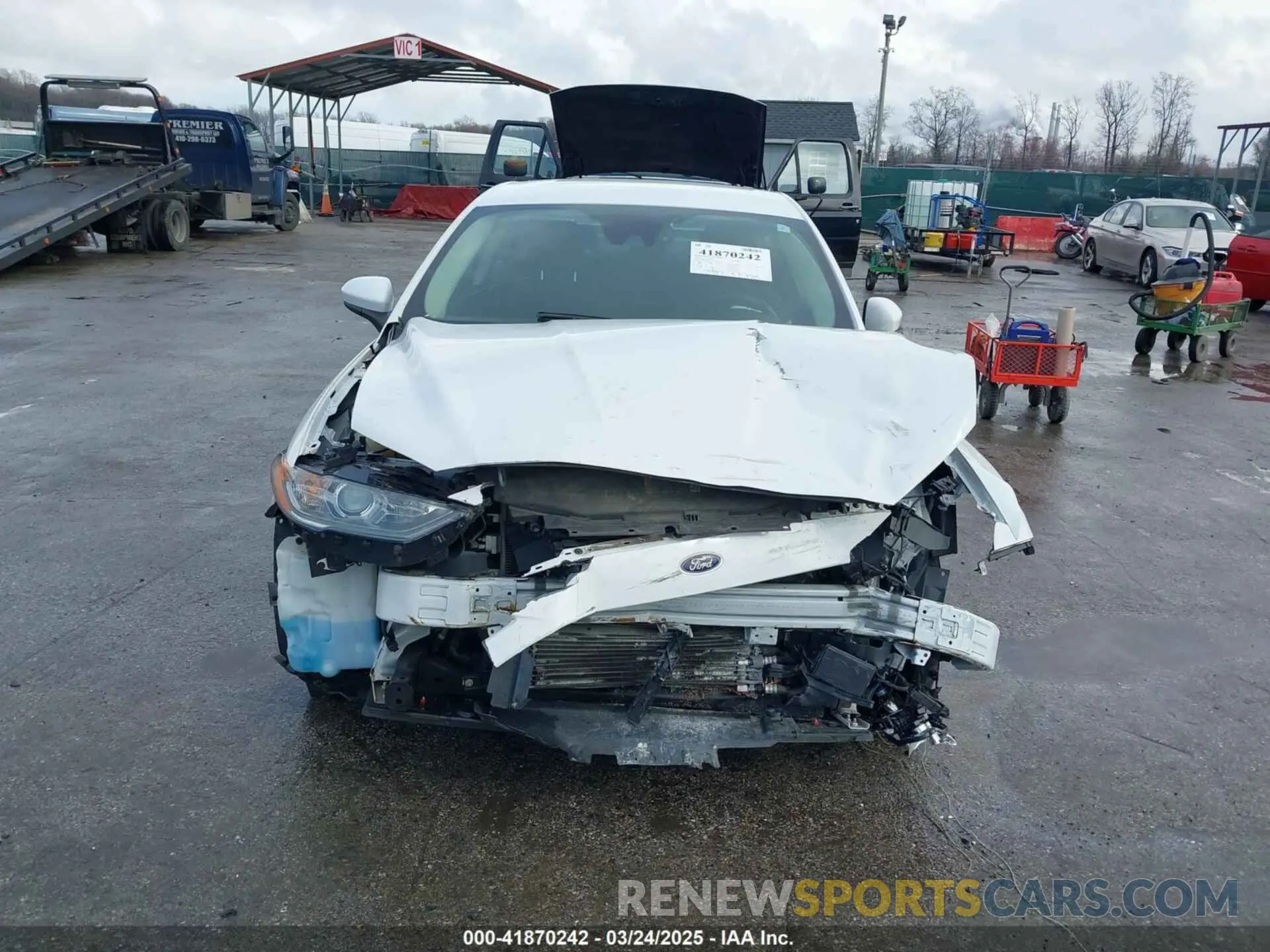 13 Photograph of a damaged car 3FA6P0LUXKR104850 FORD FUSION HYBRID 2019