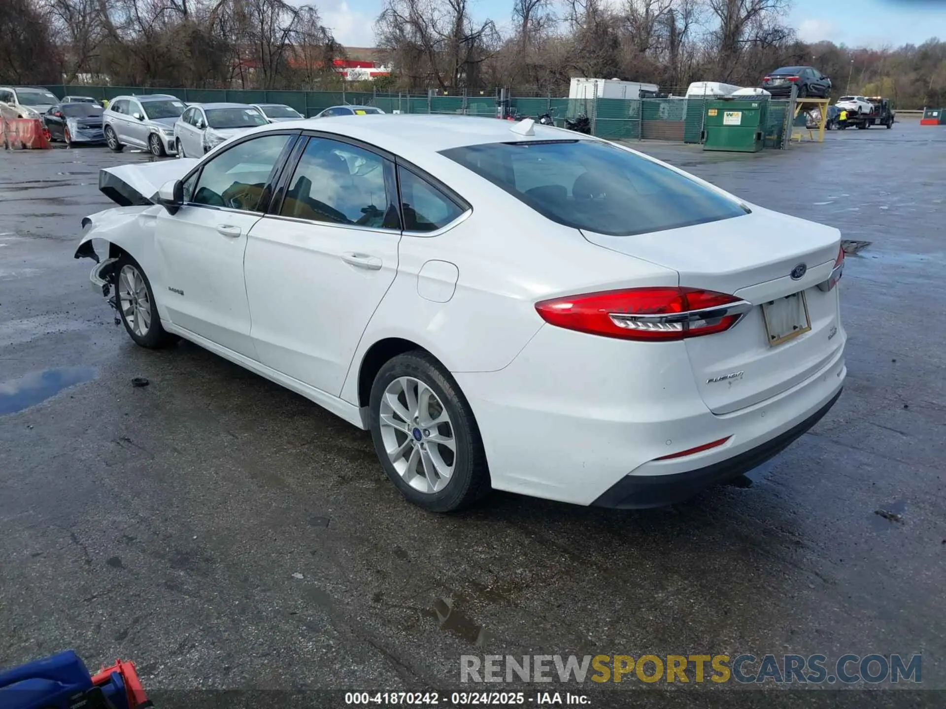 3 Photograph of a damaged car 3FA6P0LUXKR104850 FORD FUSION HYBRID 2019