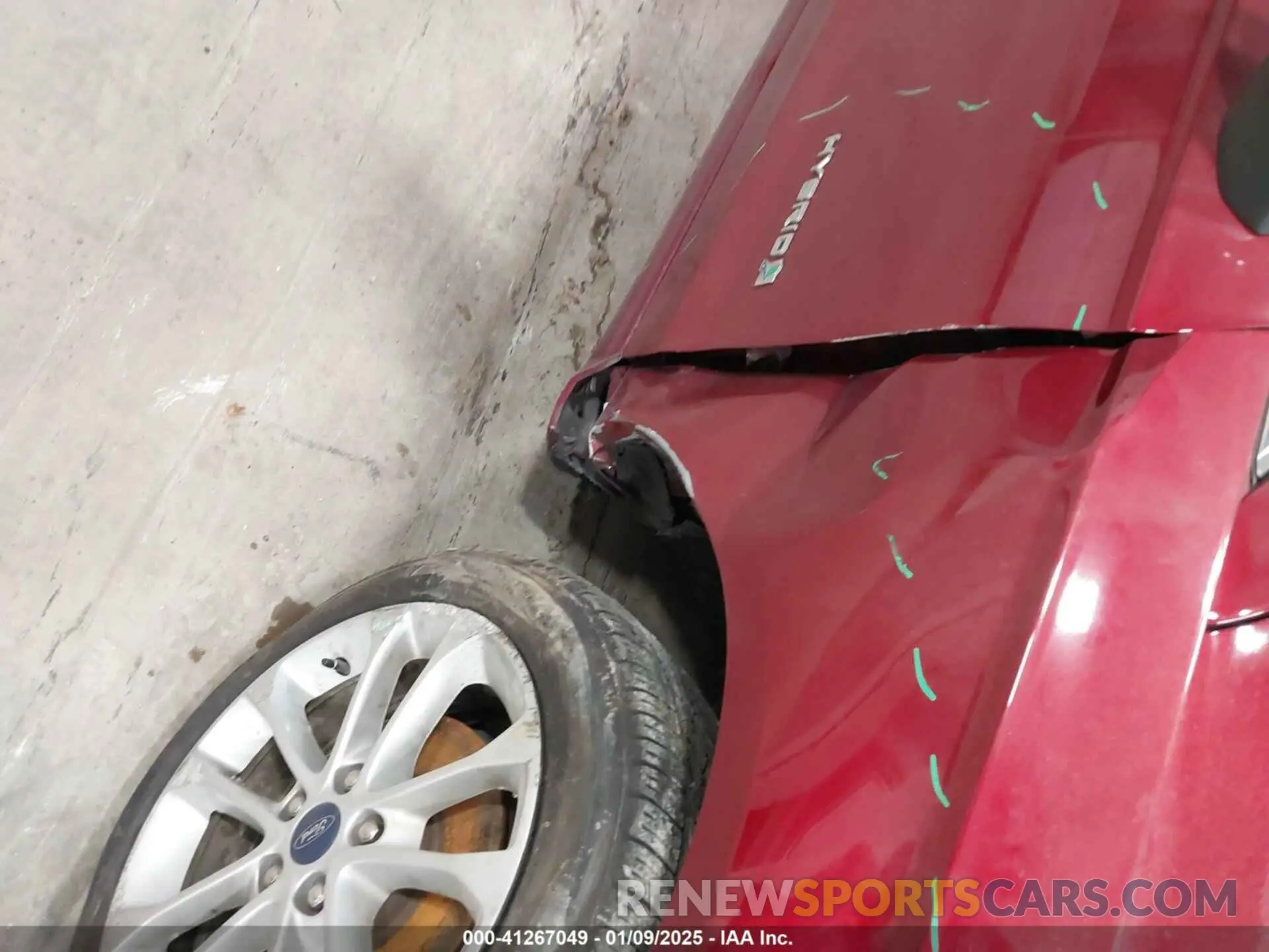 6 Photograph of a damaged car 3FA6P0LUXKR205712 FORD FUSION HYBRID 2019