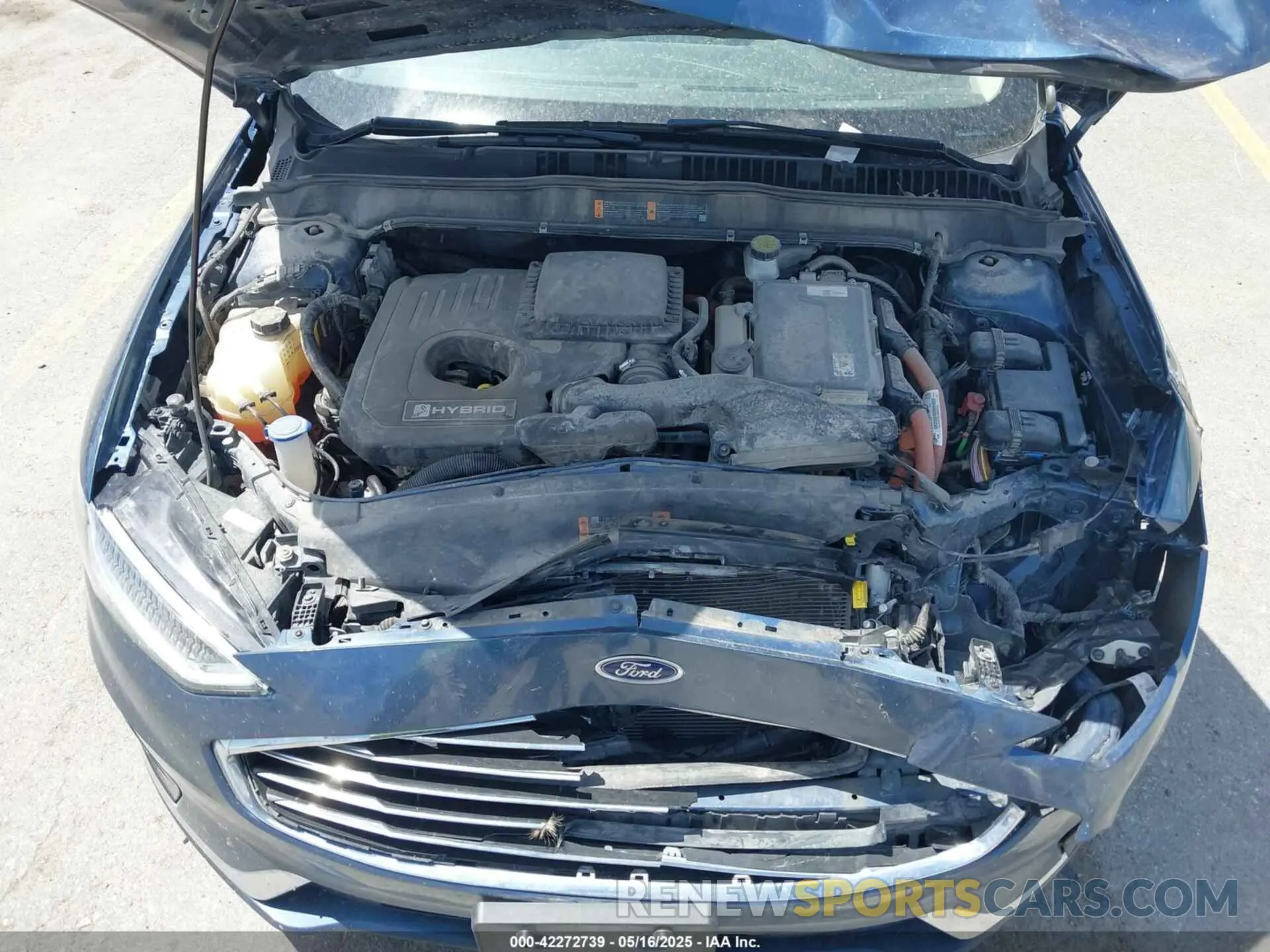 10 Фотография поврежденного автомобиля 3FA6P0MU2KR140367 FORD FUSION HYBRID 2019