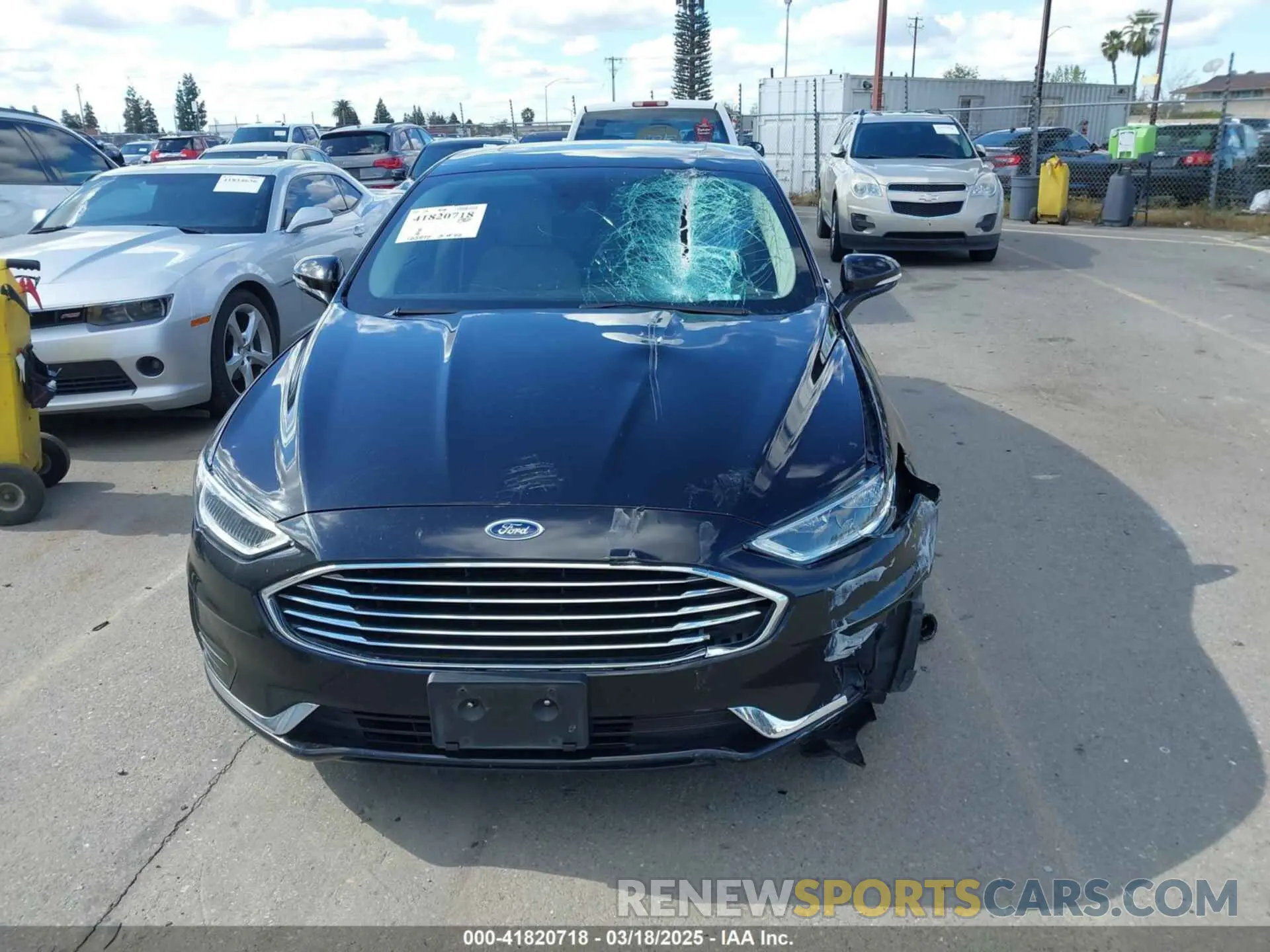 11 Photograph of a damaged car 3FA6P0MU4KR242351 FORD FUSION HYBRID 2019