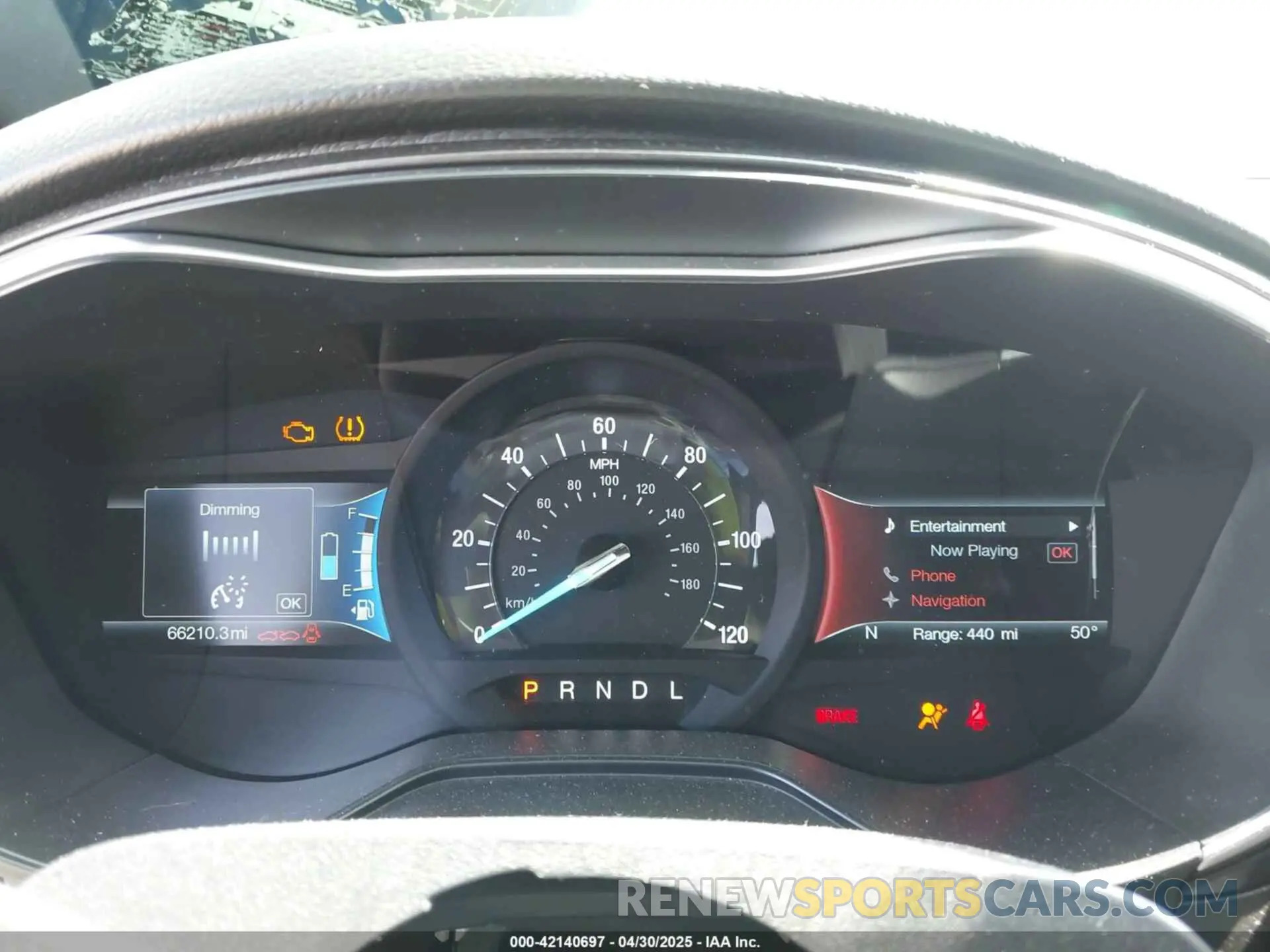 7 Photograph of a damaged car 3FA6P0RU2KR168078 FORD FUSION HYBRID 2019