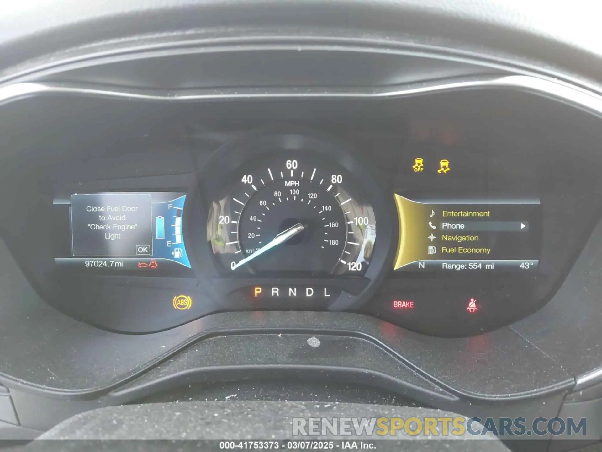 7 Photograph of a damaged car 3FA6P0RU2KR183017 FORD FUSION HYBRID 2019