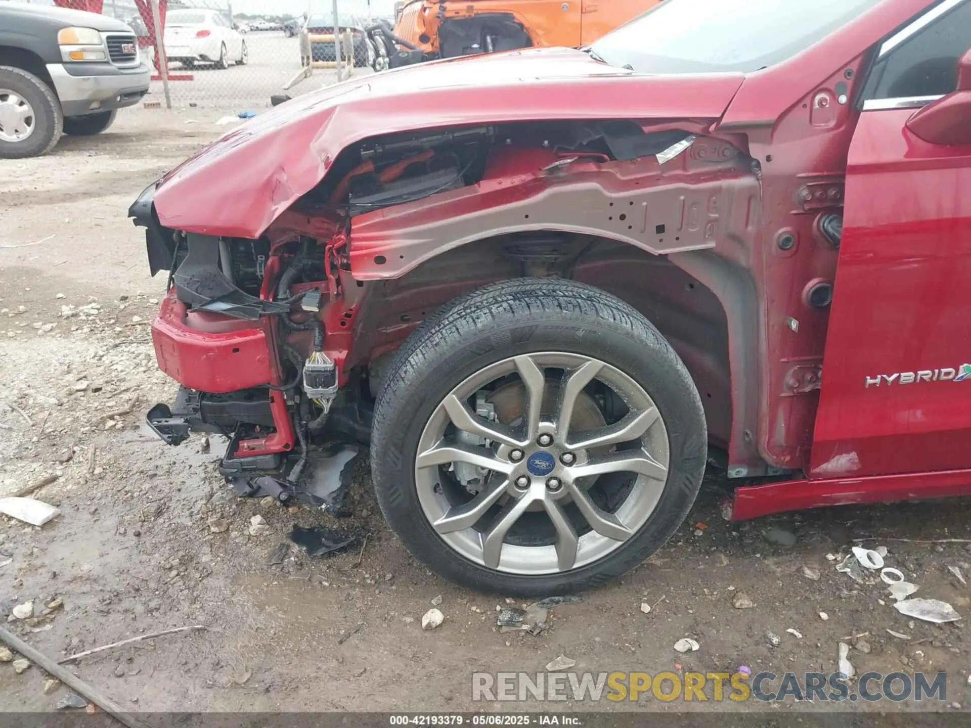 6 Фотография поврежденного автомобиля 3FA6P0RU2KR190369 FORD FUSION HYBRID 2019