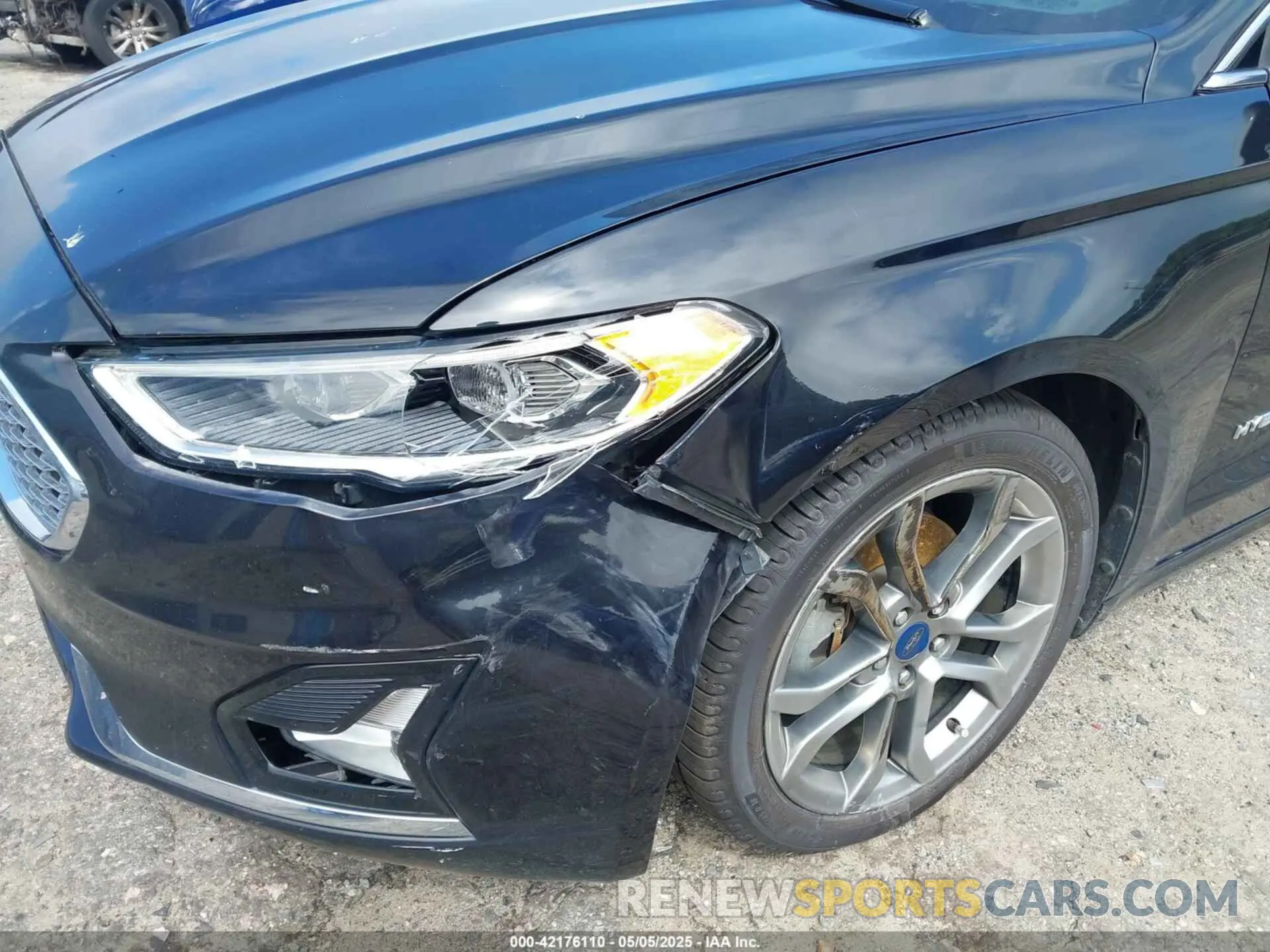 6 Фотография поврежденного автомобиля 3FA6P0RU7KR194482 FORD FUSION HYBRID 2019
