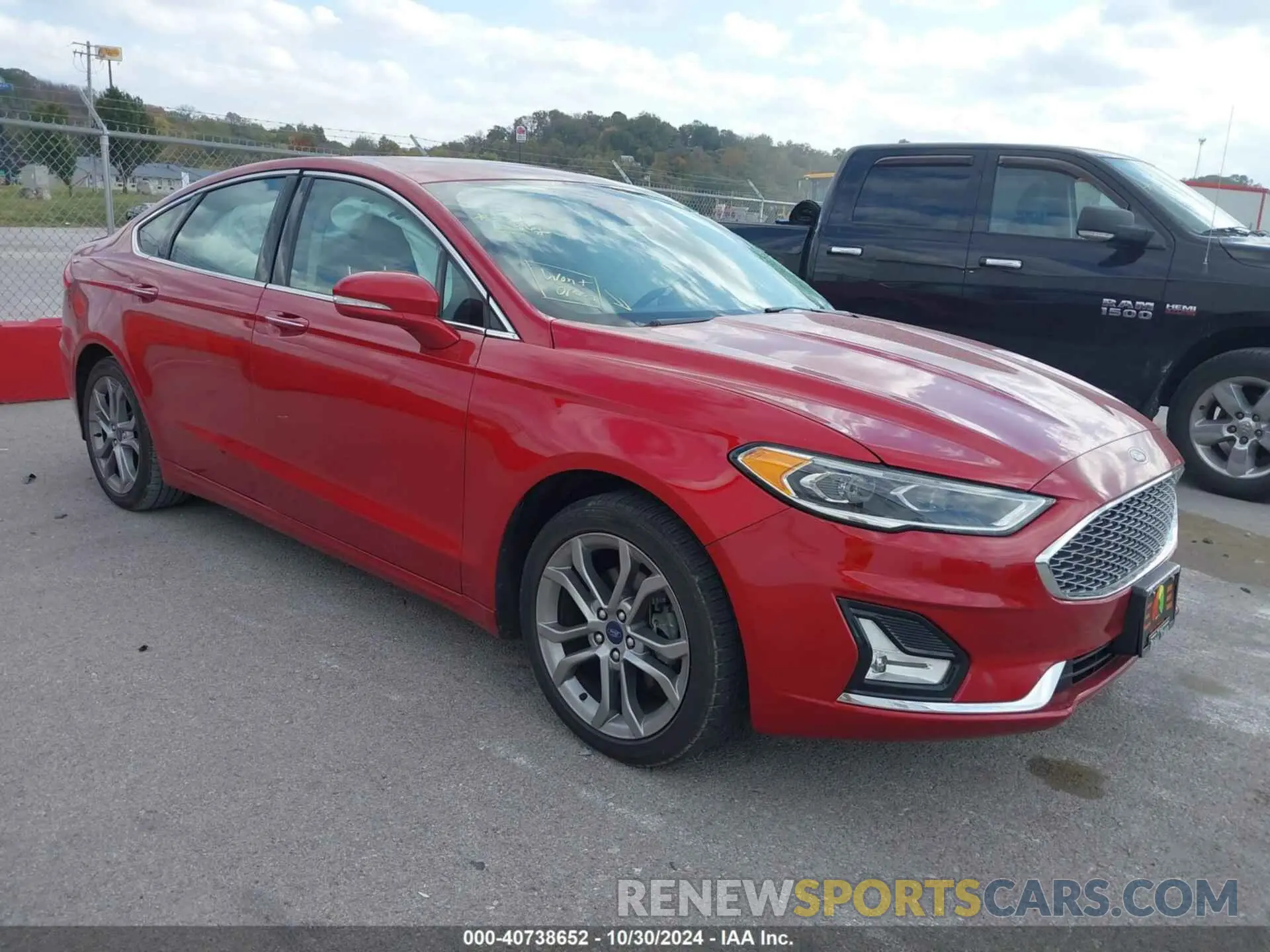 1 Фотография поврежденного автомобиля 3FA6P0RU7LR156915 FORD FUSION HYBRID 2020