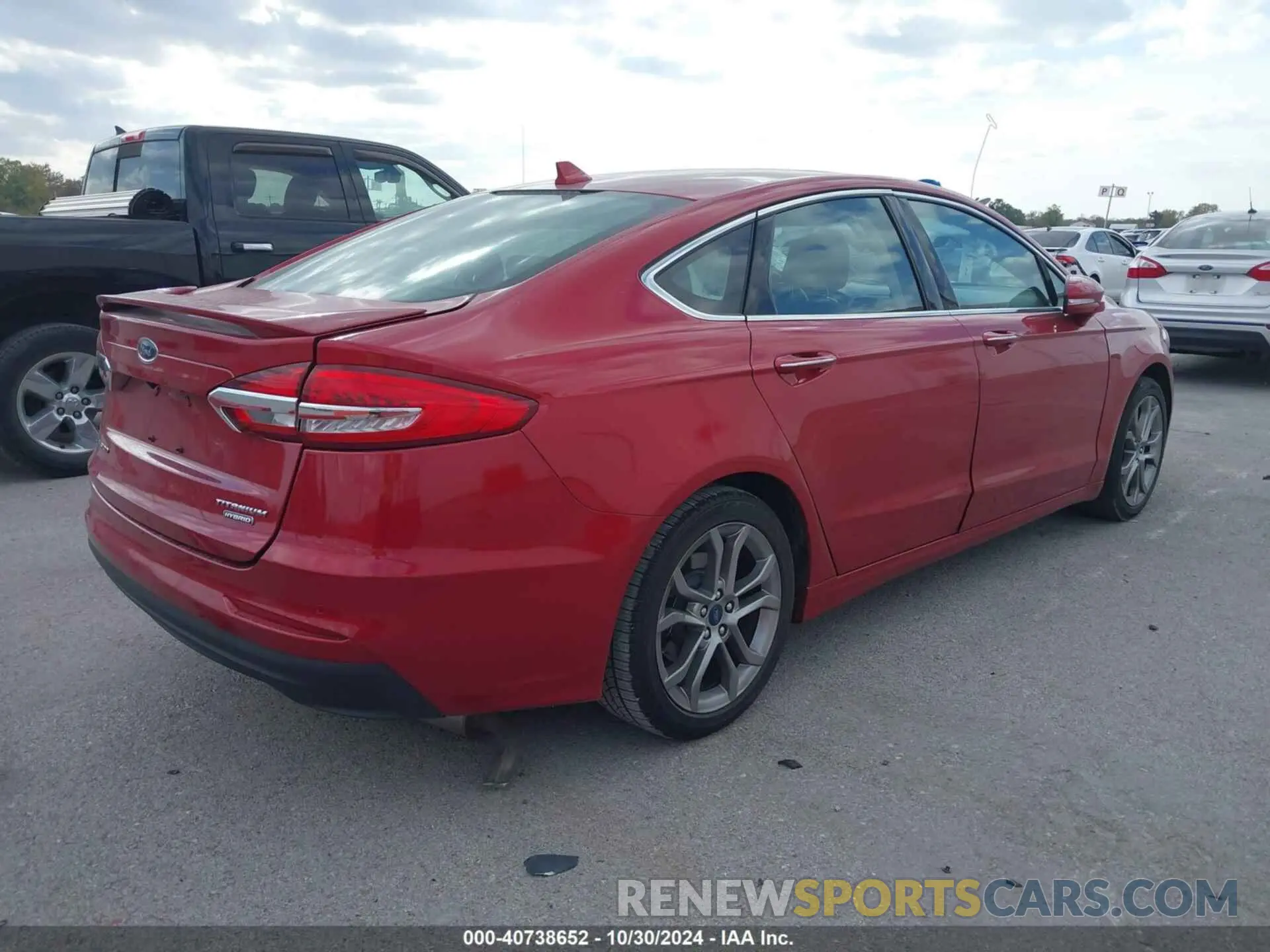 4 Фотография поврежденного автомобиля 3FA6P0RU7LR156915 FORD FUSION HYBRID 2020