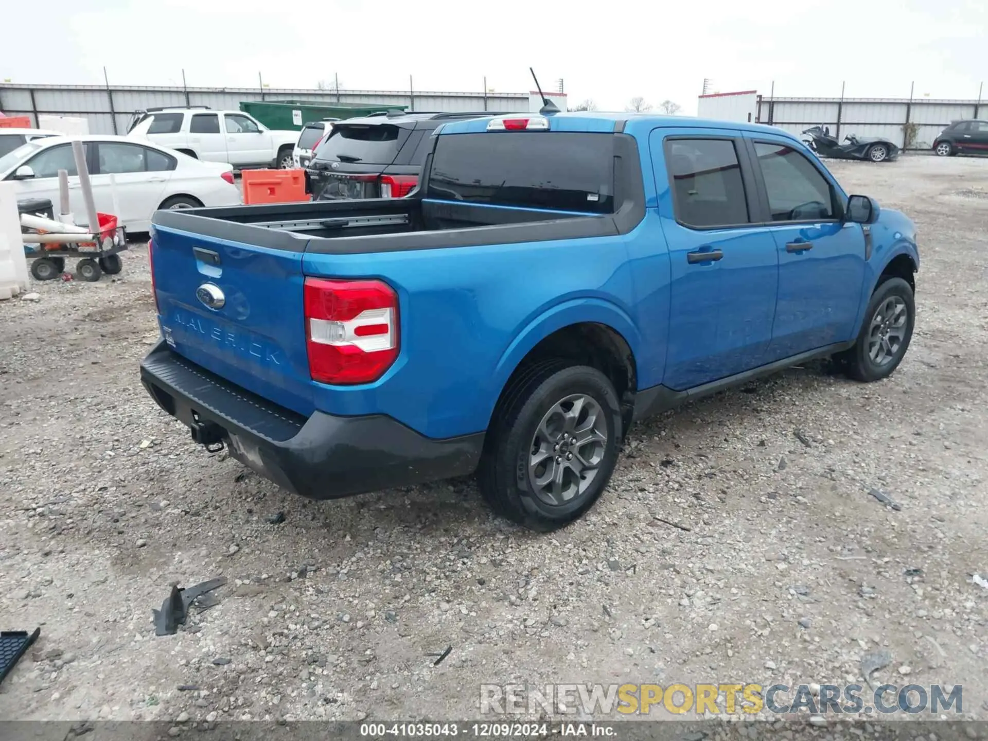 4 Фотография поврежденного автомобиля 3FTTW8E32NRA37135 FORD MAVERICK 2022