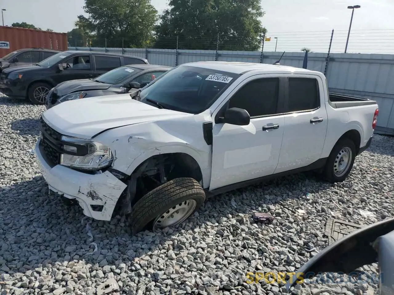 1 Photograph of a damaged car 3FTTW8E33NRA29643 FORD MAVERICK 2022