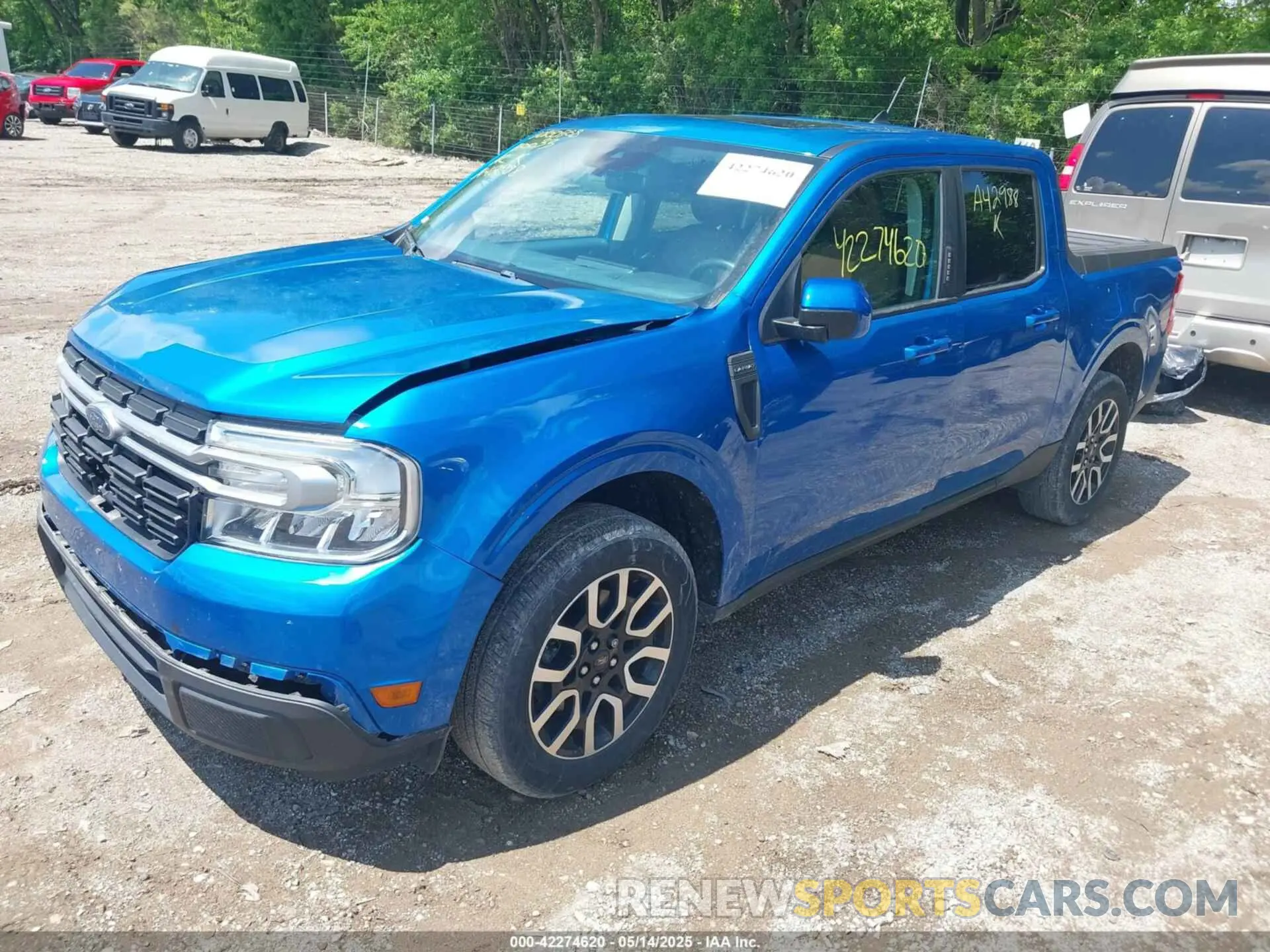 2 Фотография поврежденного автомобиля 3FTTW8E33NRA42988 FORD MAVERICK 2022