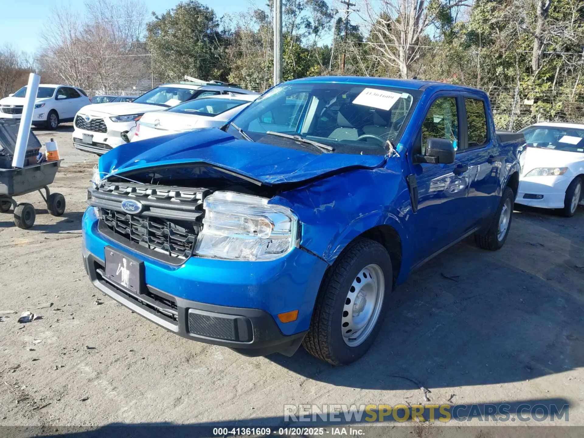 2 Фотография поврежденного автомобиля 3FTTW8E35NRA65723 FORD MAVERICK 2022