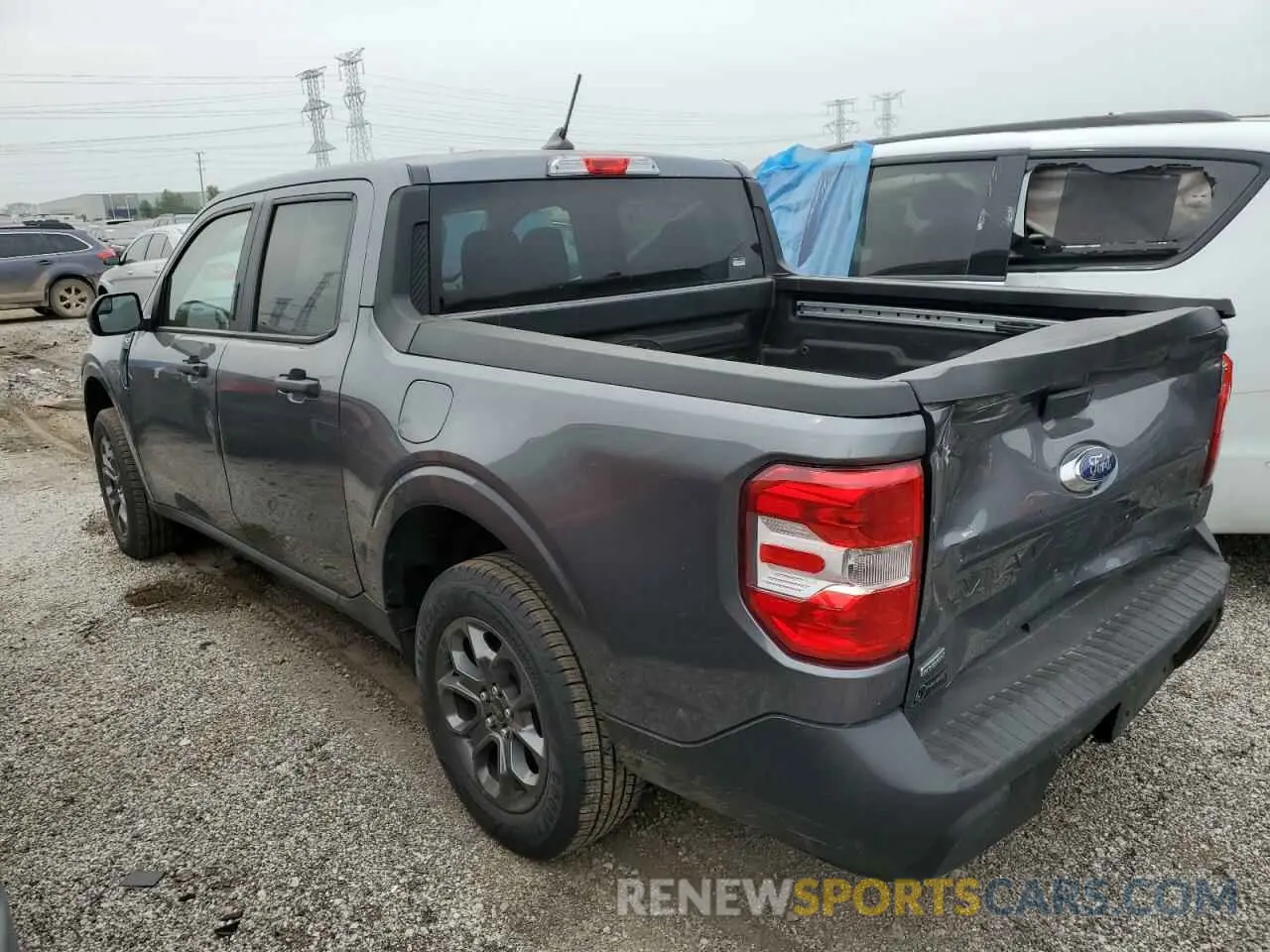 2 Photograph of a damaged car 3FTTW8E38NRA48060 FORD MAVERICK 2022