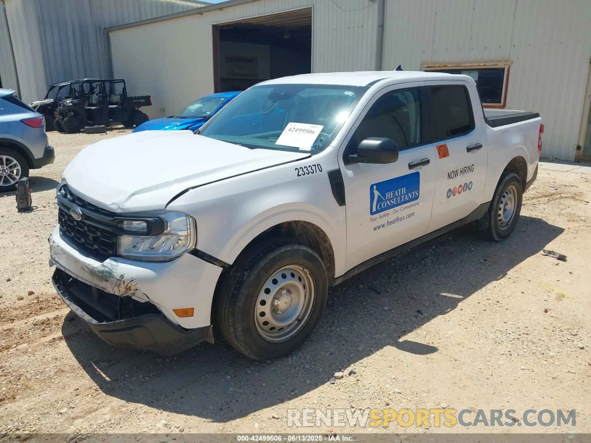 2 Photograph of a damaged car 3FTTW8E92NRB00609 FORD MAVERICK 2022