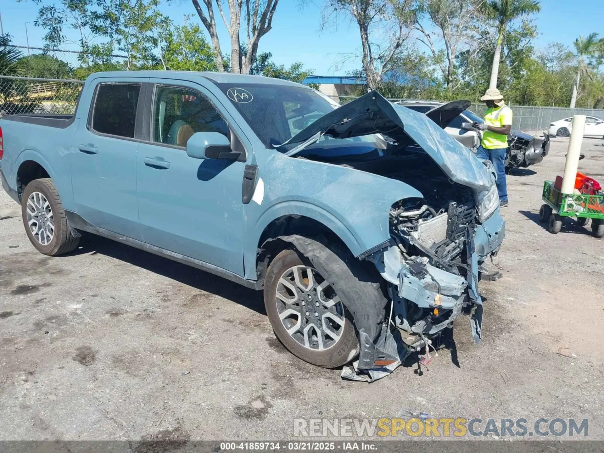 1 Photograph of a damaged car 3FTTW8E93NRA82976 FORD MAVERICK 2022