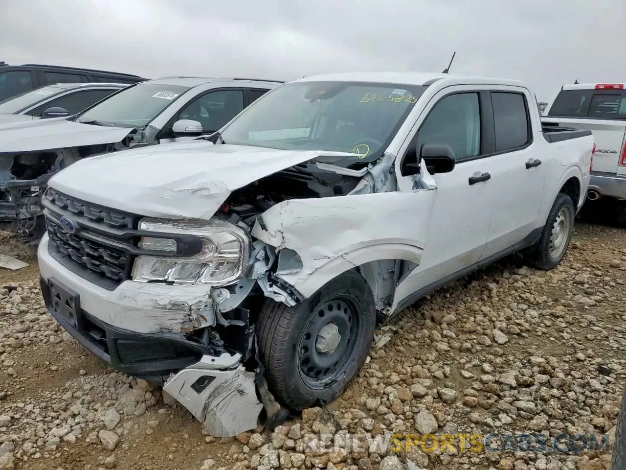 1 Photograph of a damaged car 3FTTW8E99NRA65177 FORD MAVERICK 2022