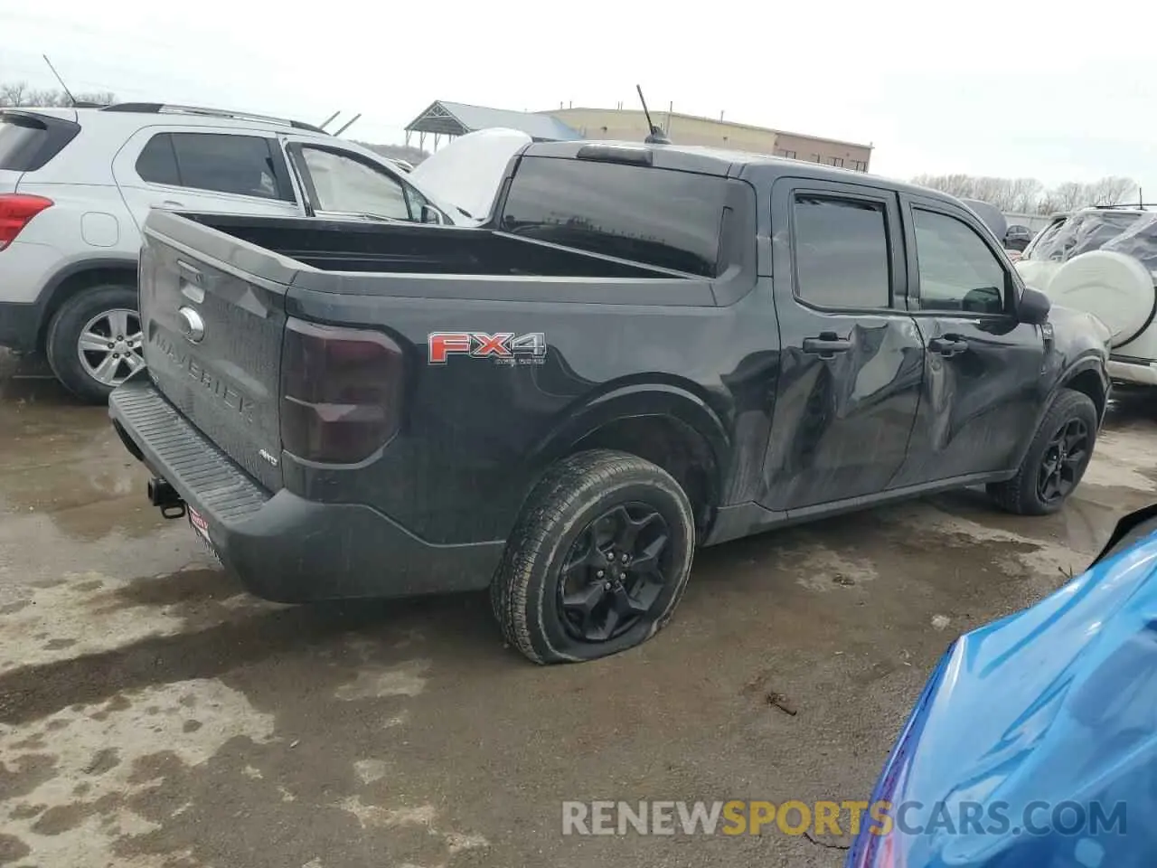 3 Фотография поврежденного автомобиля 3FTTW8F91NRA06154 FORD MAVERICK 2022
