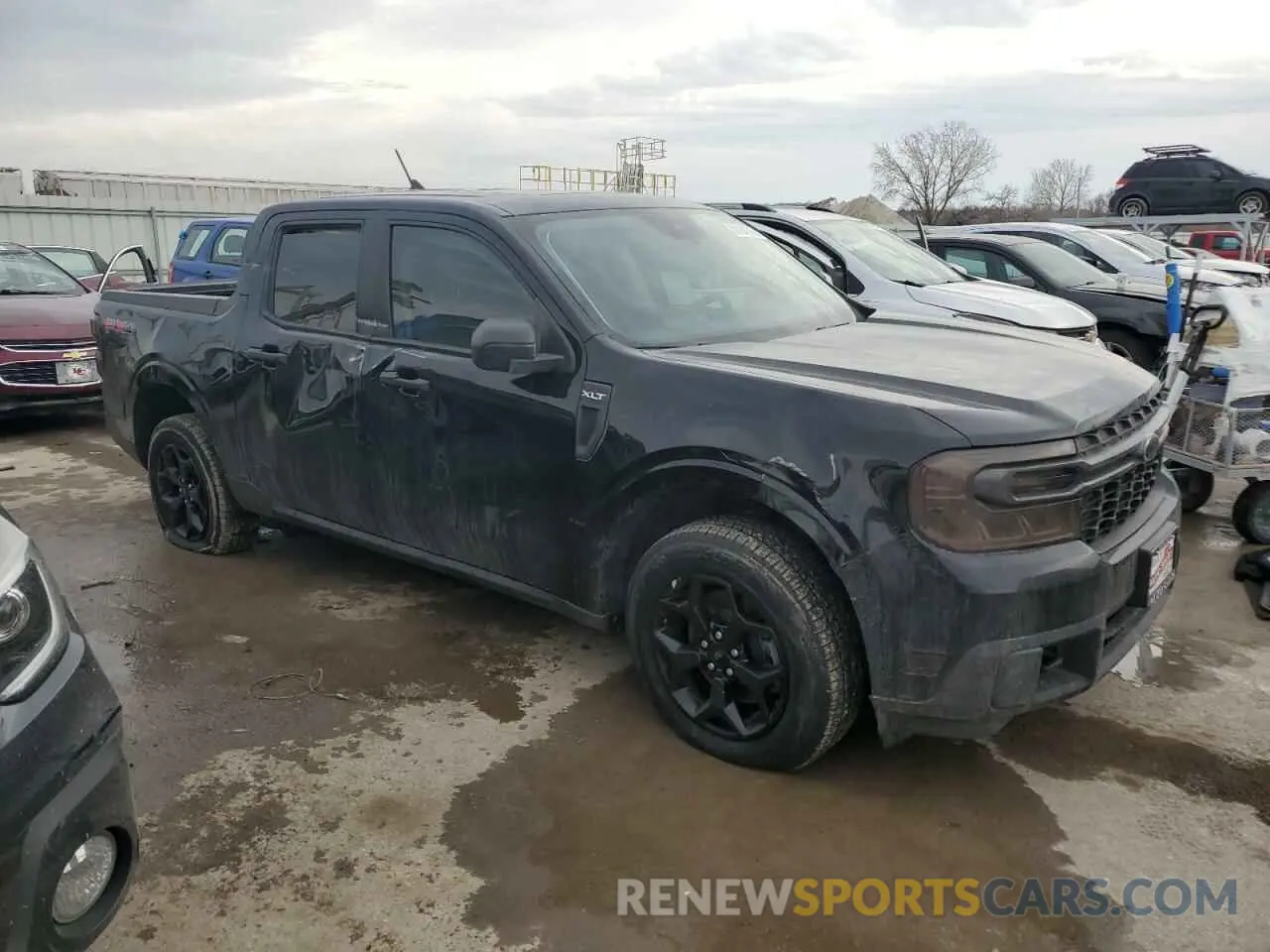 4 Фотография поврежденного автомобиля 3FTTW8F91NRA06154 FORD MAVERICK 2022