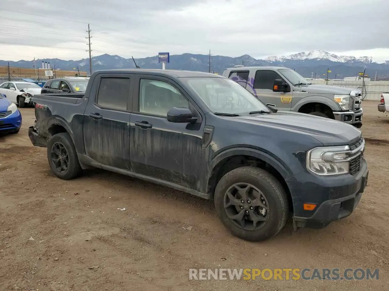 4 Фотография поврежденного автомобиля 3FTTW8F92NRA88380 FORD MAVERICK 2022