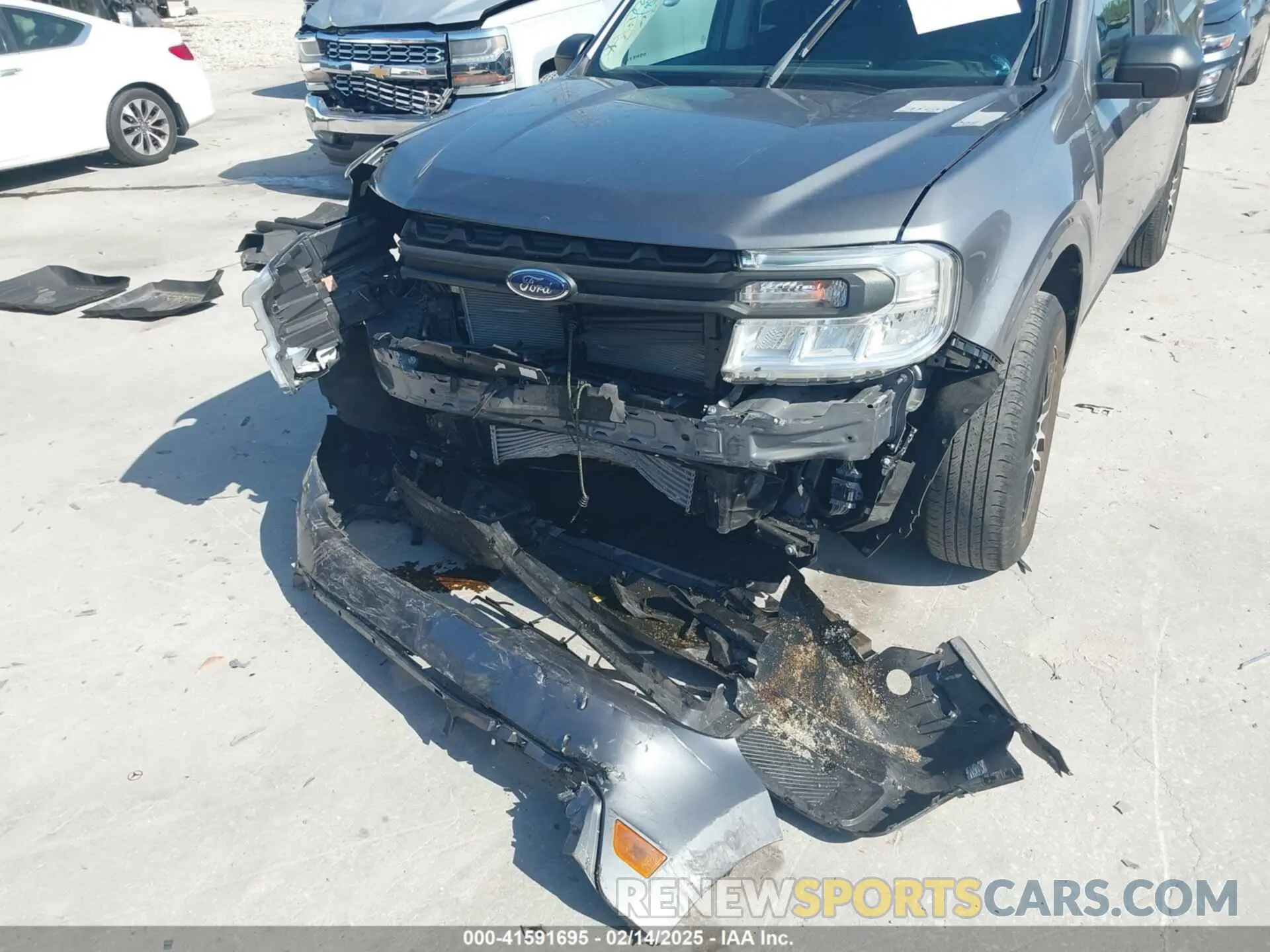 6 Фотография поврежденного автомобиля 3FTTW8F96NRA13343 FORD MAVERICK 2022