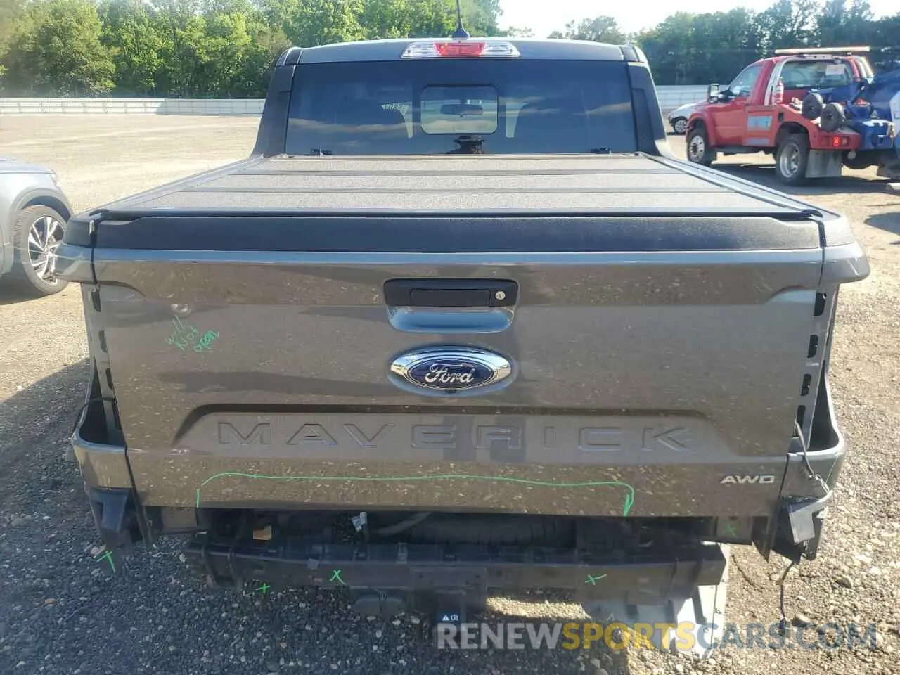6 Фотография поврежденного автомобиля 3FTTW8F98NRA57795 FORD MAVERICK 2022