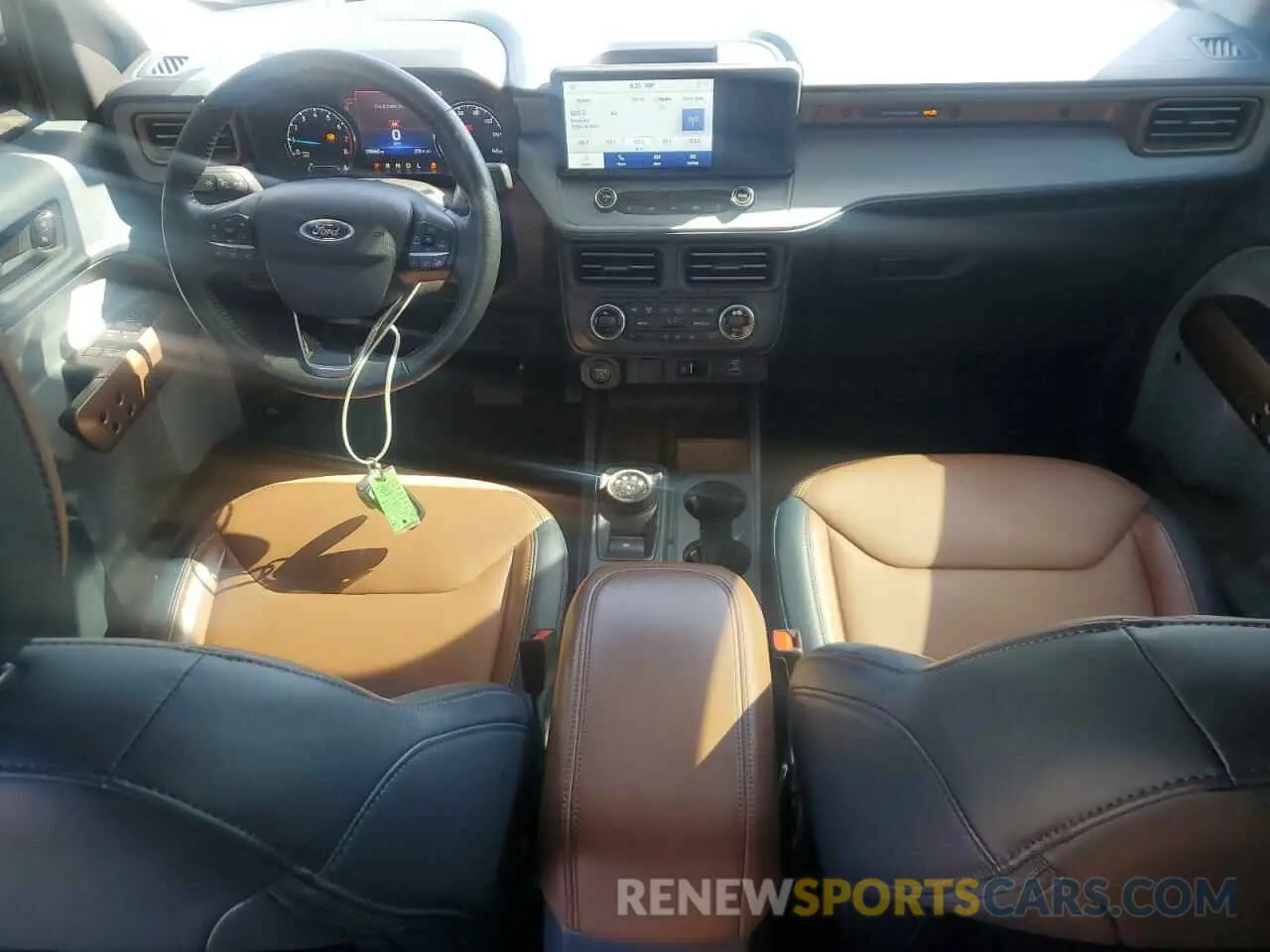 8 Фотография поврежденного автомобиля 3FTTW8F98NRA57795 FORD MAVERICK 2022