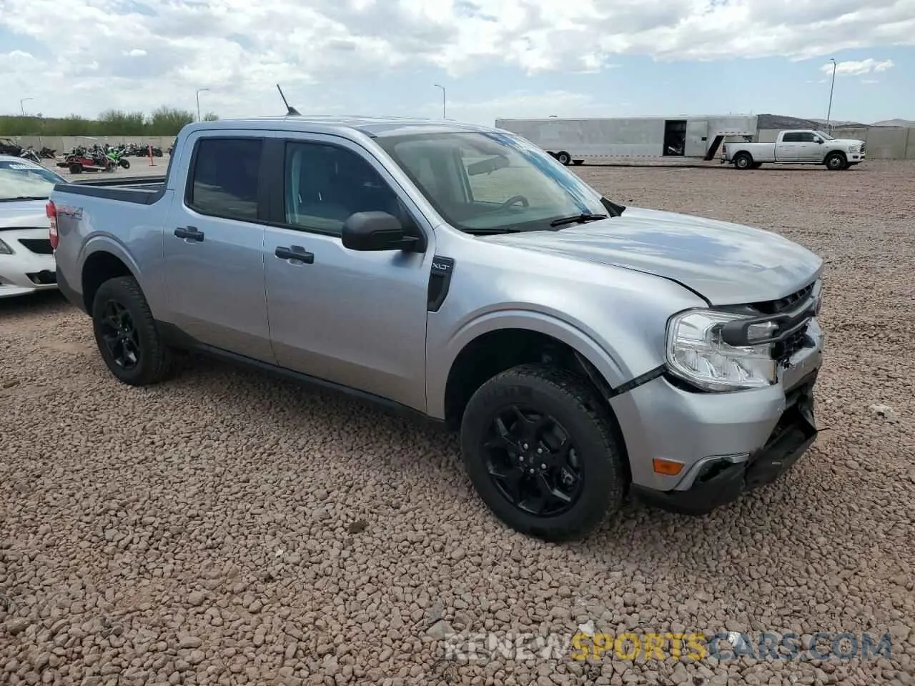 4 Фотография поврежденного автомобиля 3FTTW8F99NRA48572 FORD MAVERICK 2022