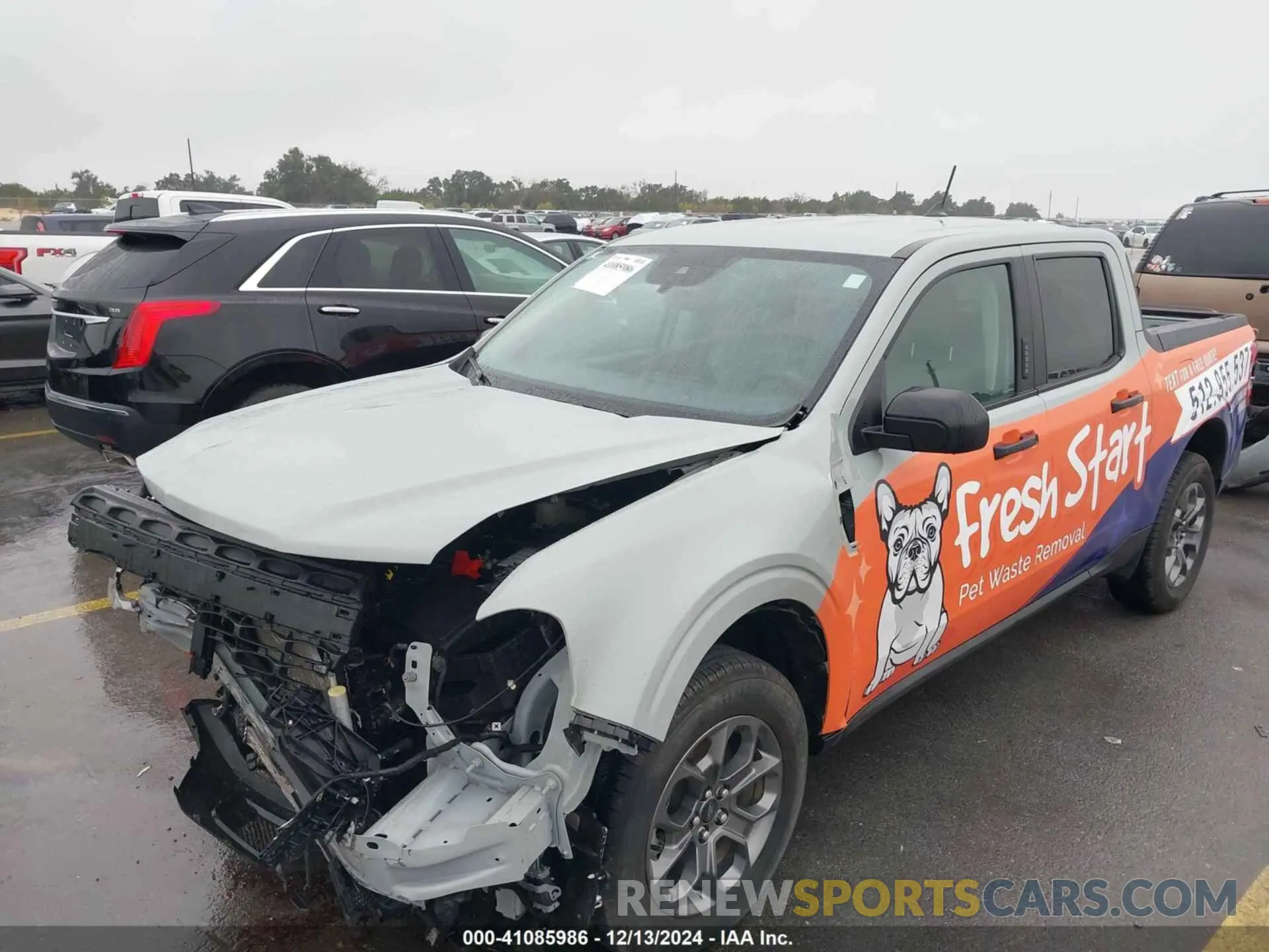 2 Photograph of a damaged car 3FTTW8F9XNRA27715 FORD MAVERICK 2022