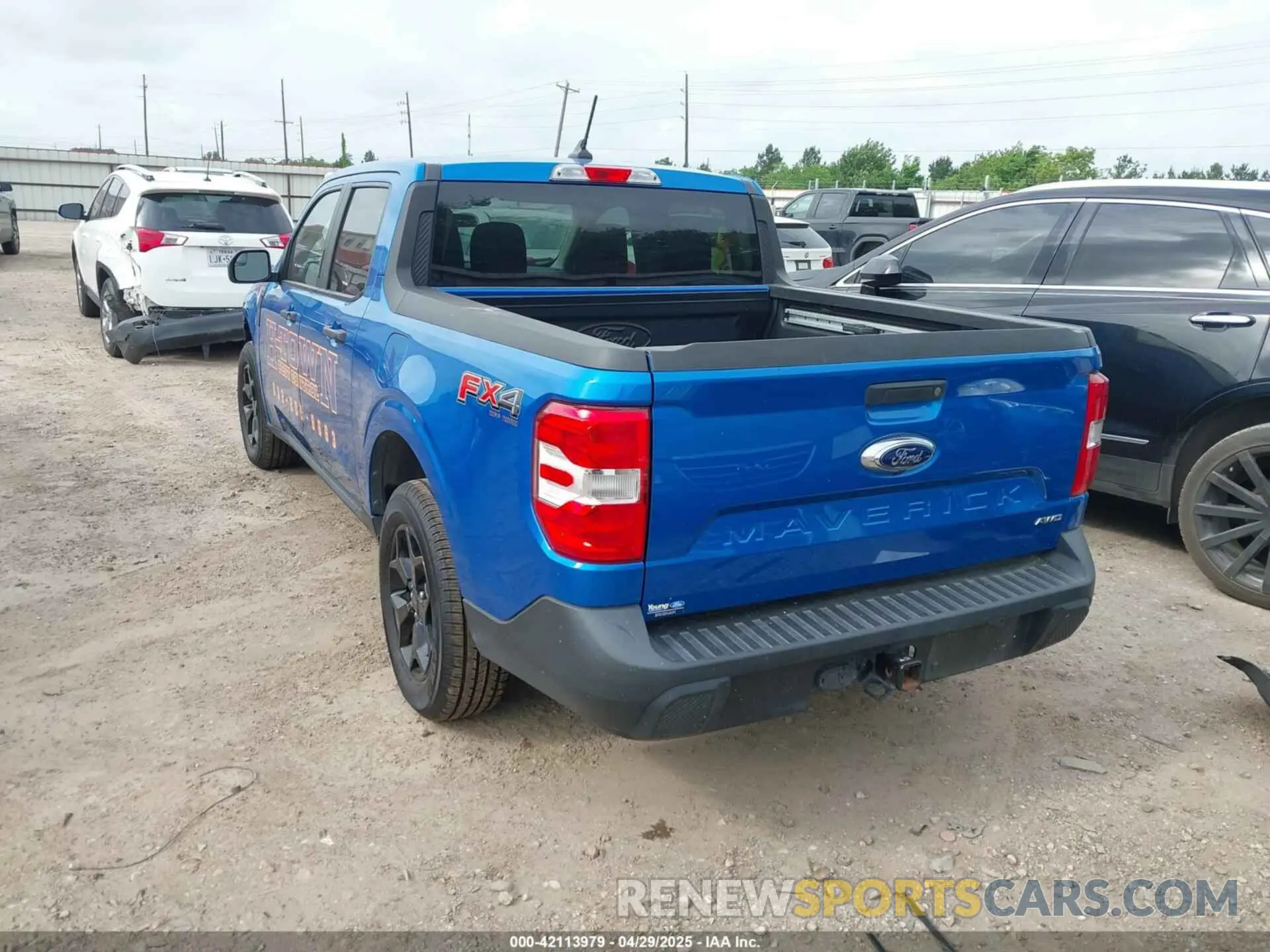 3 Фотография поврежденного автомобиля 3FTTW8F9XNRA52808 FORD MAVERICK 2022