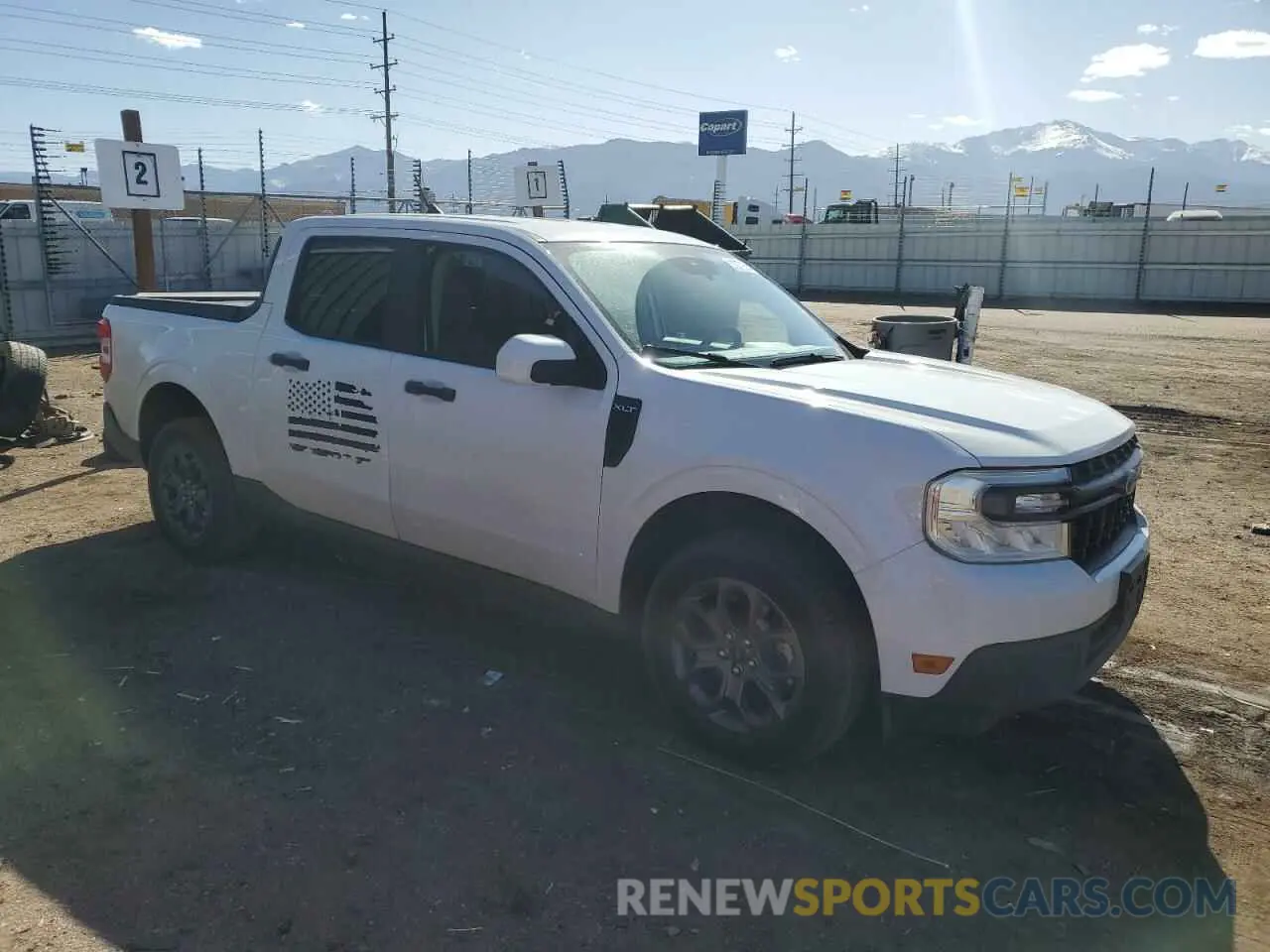 4 Фотография поврежденного автомобиля 3FTTW8E31PRA31619 FORD MAVERICK 2023