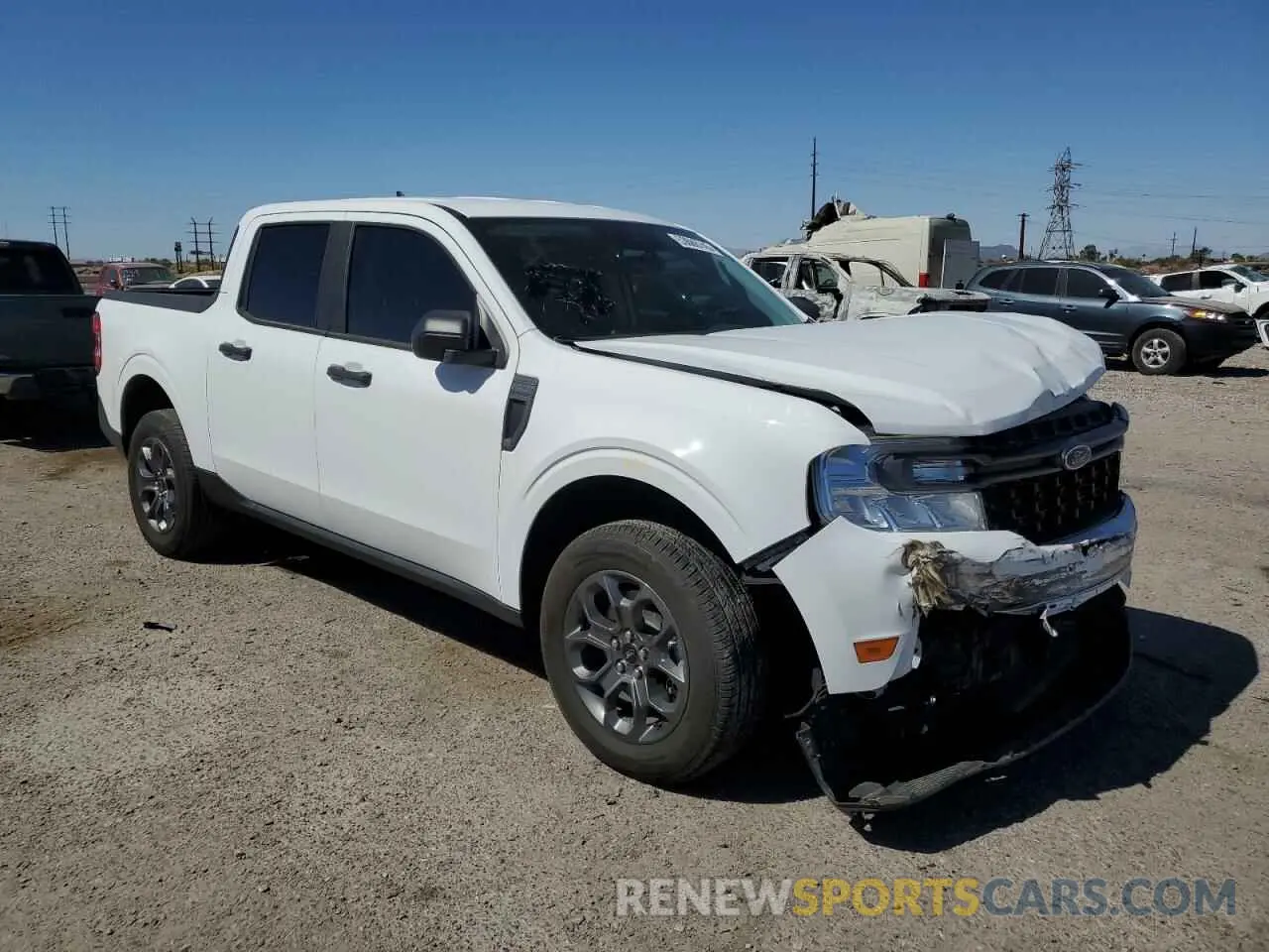 4 Фотография поврежденного автомобиля 3FTTW8E32PRA87696 FORD MAVERICK 2023