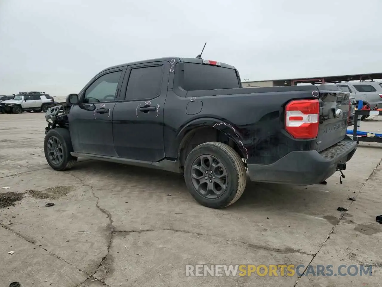 2 Фотография поврежденного автомобиля 3FTTW8E33PRA36692 FORD MAVERICK 2023