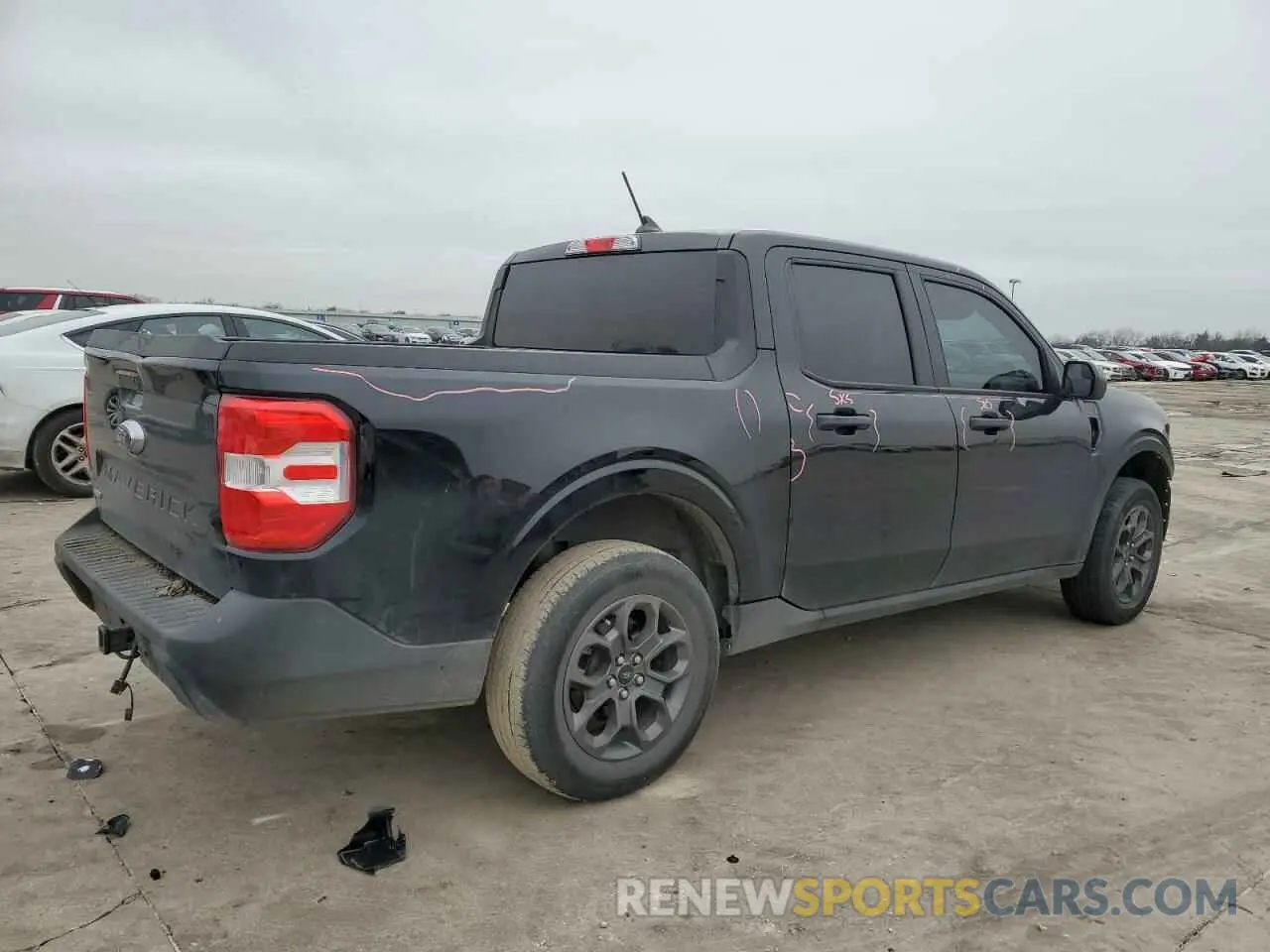 3 Фотография поврежденного автомобиля 3FTTW8E33PRA36692 FORD MAVERICK 2023