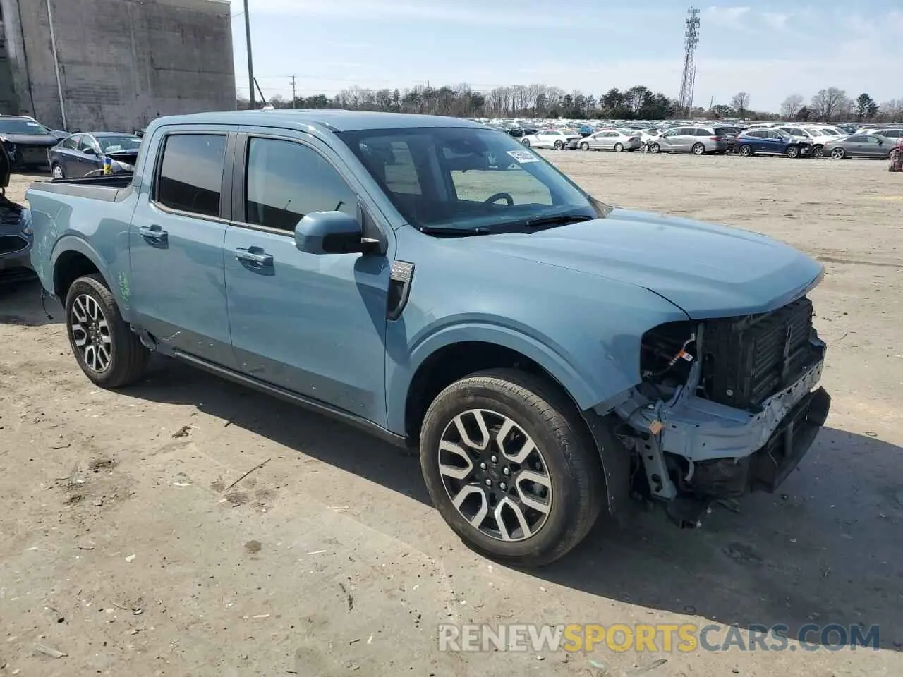 4 Фотография поврежденного автомобиля 3FTTW8E34PRA16354 FORD MAVERICK 2023