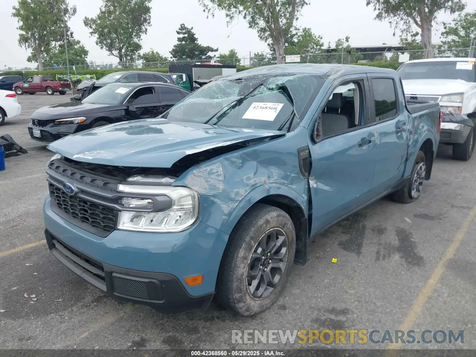 6 Фотография поврежденного автомобиля 3FTTW8E35PRA18775 FORD MAVERICK 2023
