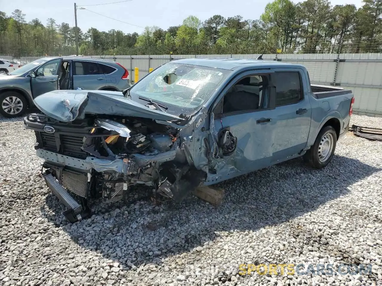 1 Photograph of a damaged car 3FTTW8E96PRA21351 FORD MAVERICK 2023