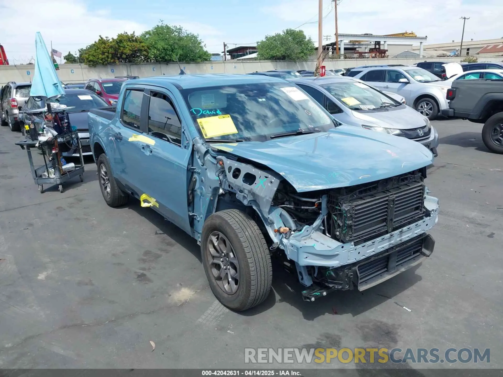 1 Фотография поврежденного автомобиля 3FTTW8F91PRA59584 FORD MAVERICK 2023