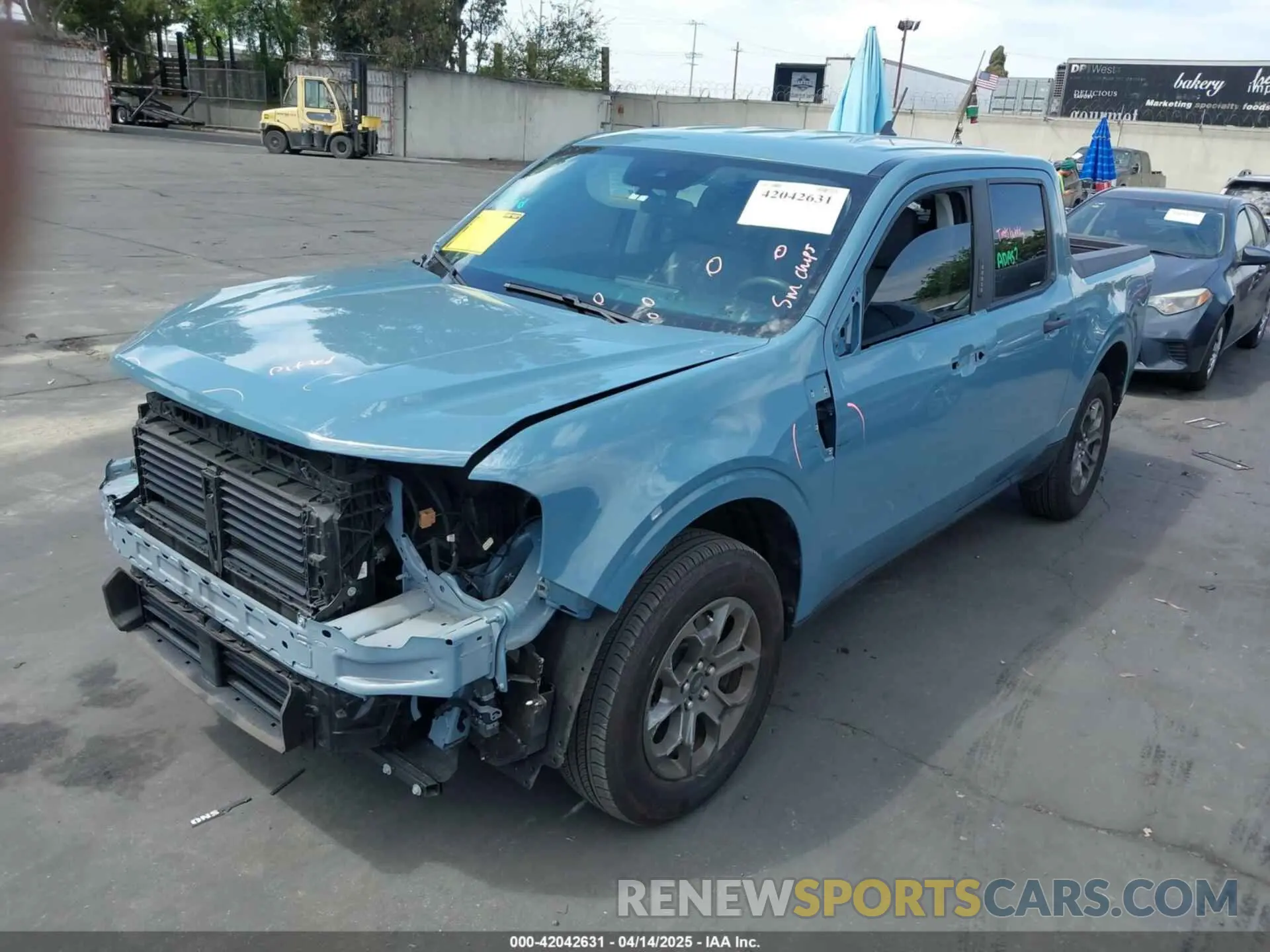 2 Фотография поврежденного автомобиля 3FTTW8F91PRA59584 FORD MAVERICK 2023
