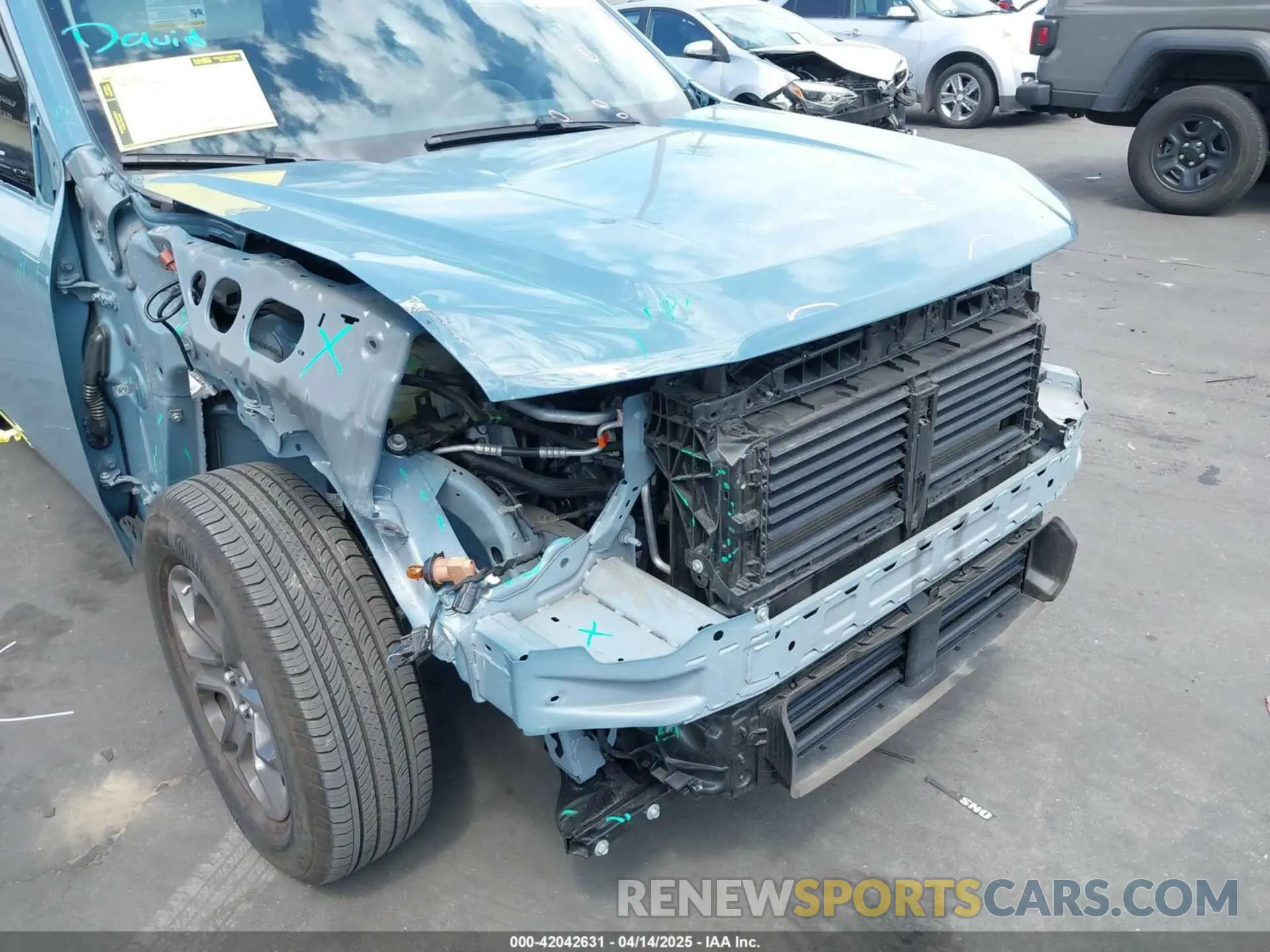 6 Фотография поврежденного автомобиля 3FTTW8F91PRA59584 FORD MAVERICK 2023