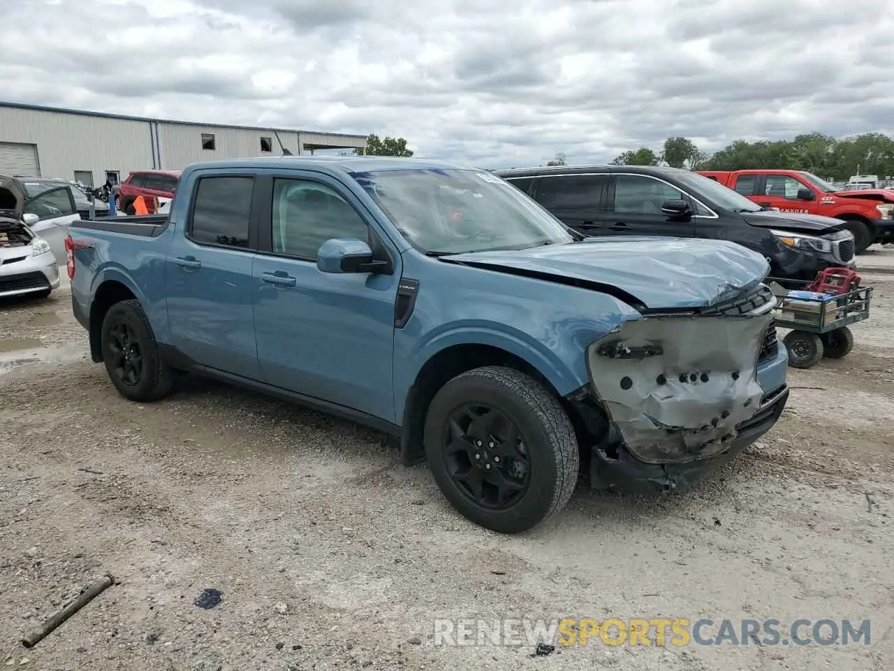 4 Фотография поврежденного автомобиля 3FTTW8F92PRA80959 FORD MAVERICK 2023