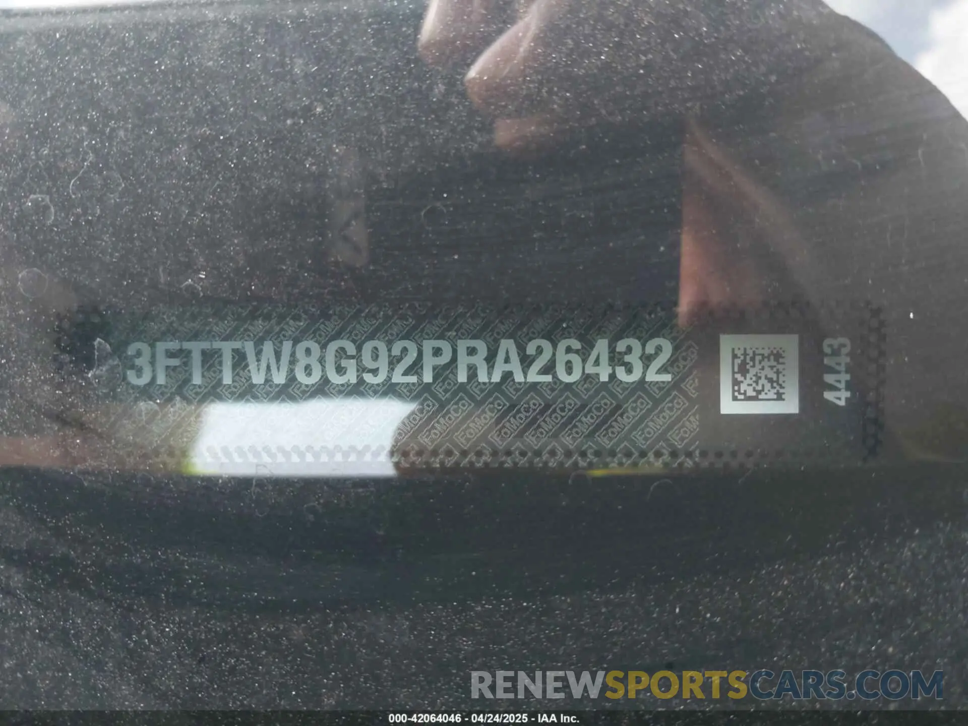 9 Фотография поврежденного автомобиля 3FTTW8G92PRA26432 FORD MAVERICK 2023