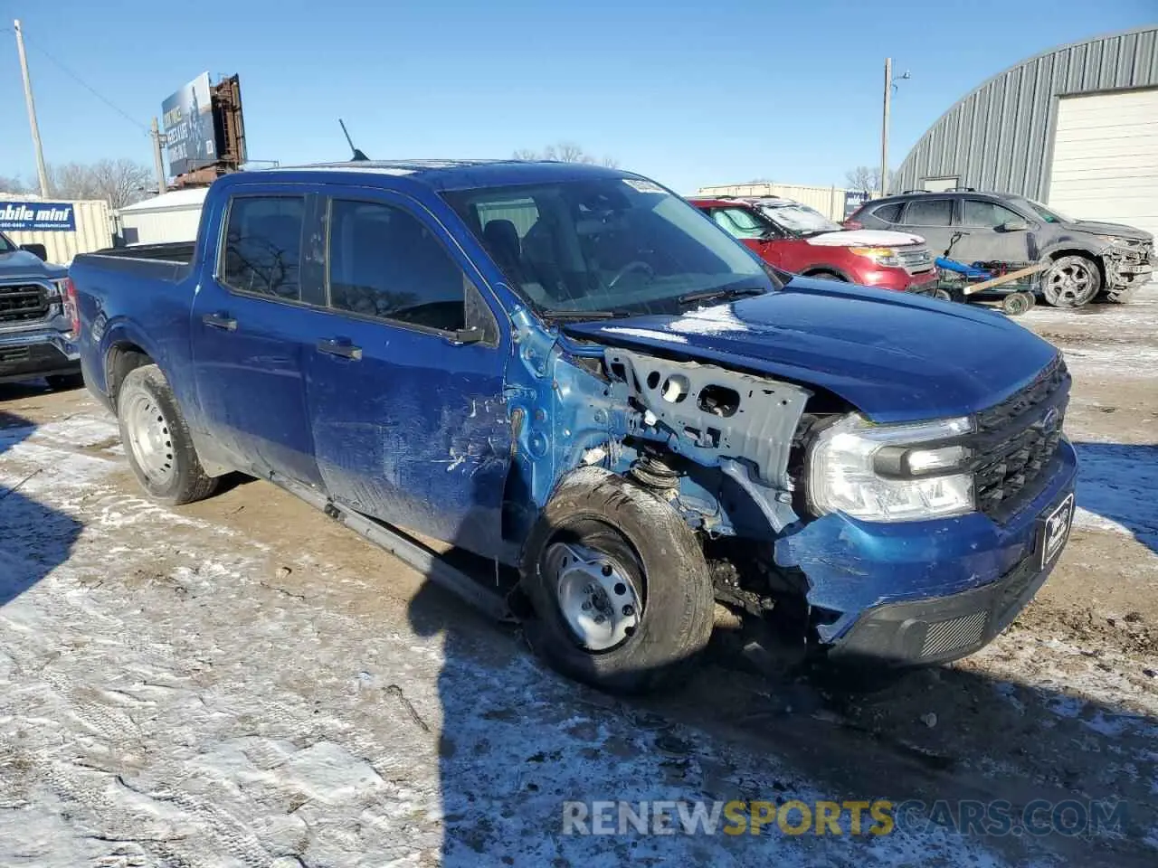 4 Фотография поврежденного автомобиля 3FTTW8B93RRA39846 FORD MAVERICK 2024