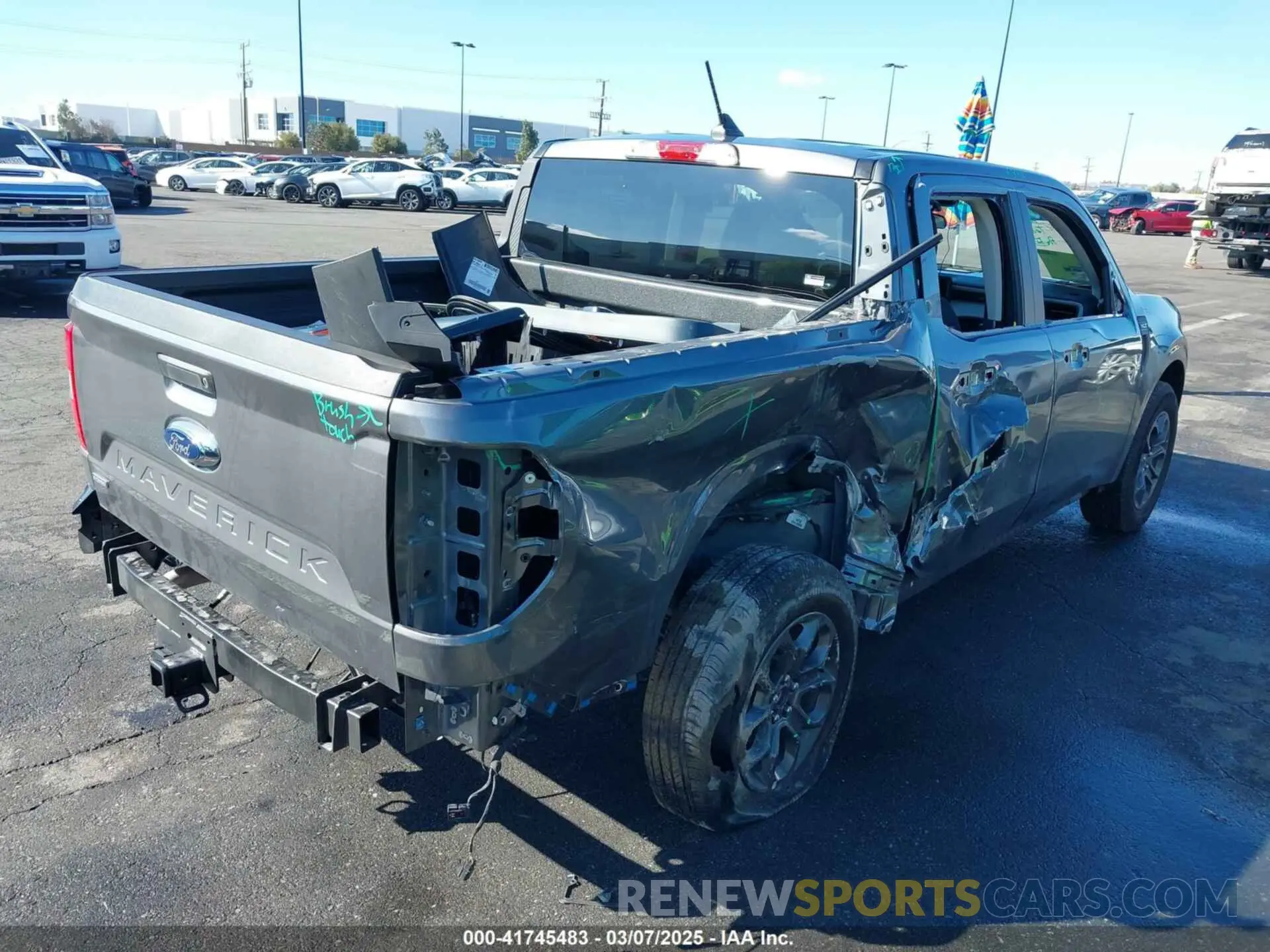 4 Фотография поврежденного автомобиля 3FTTW8H36RRB58588 FORD MAVERICK 2024